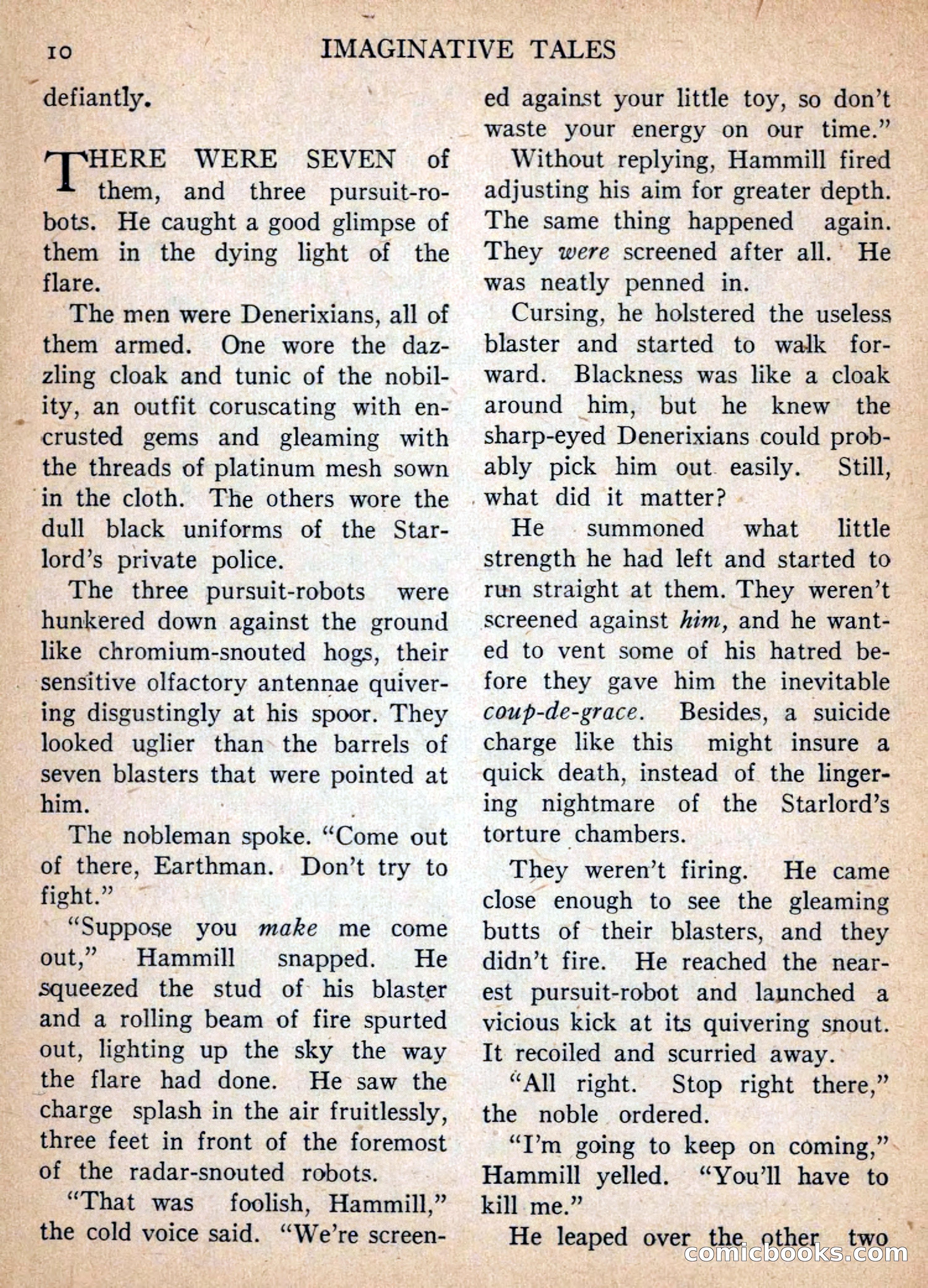 Imaginative Tales, January 1957 — page 10 of 132