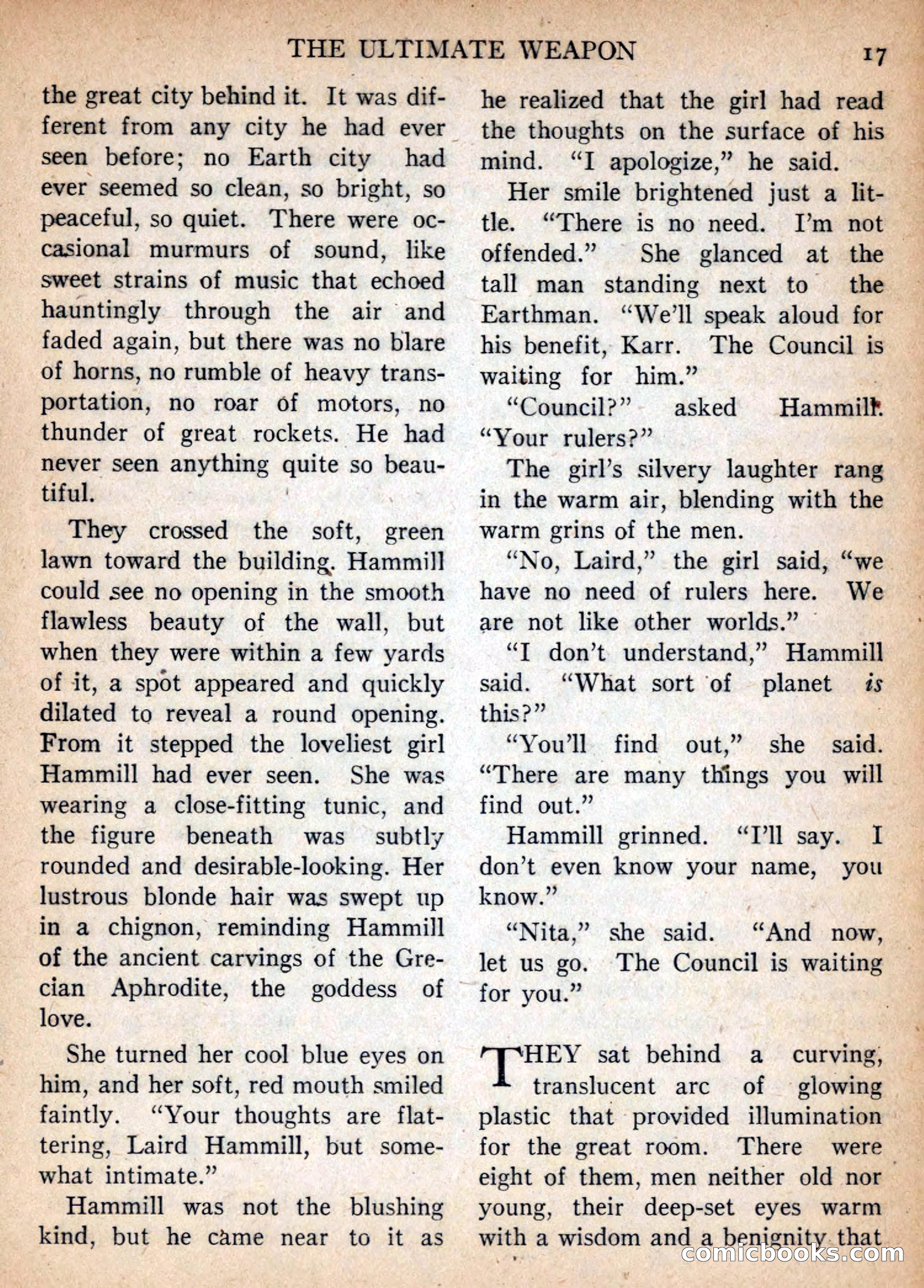 Imaginative Tales, January 1957 — page 17 of 132