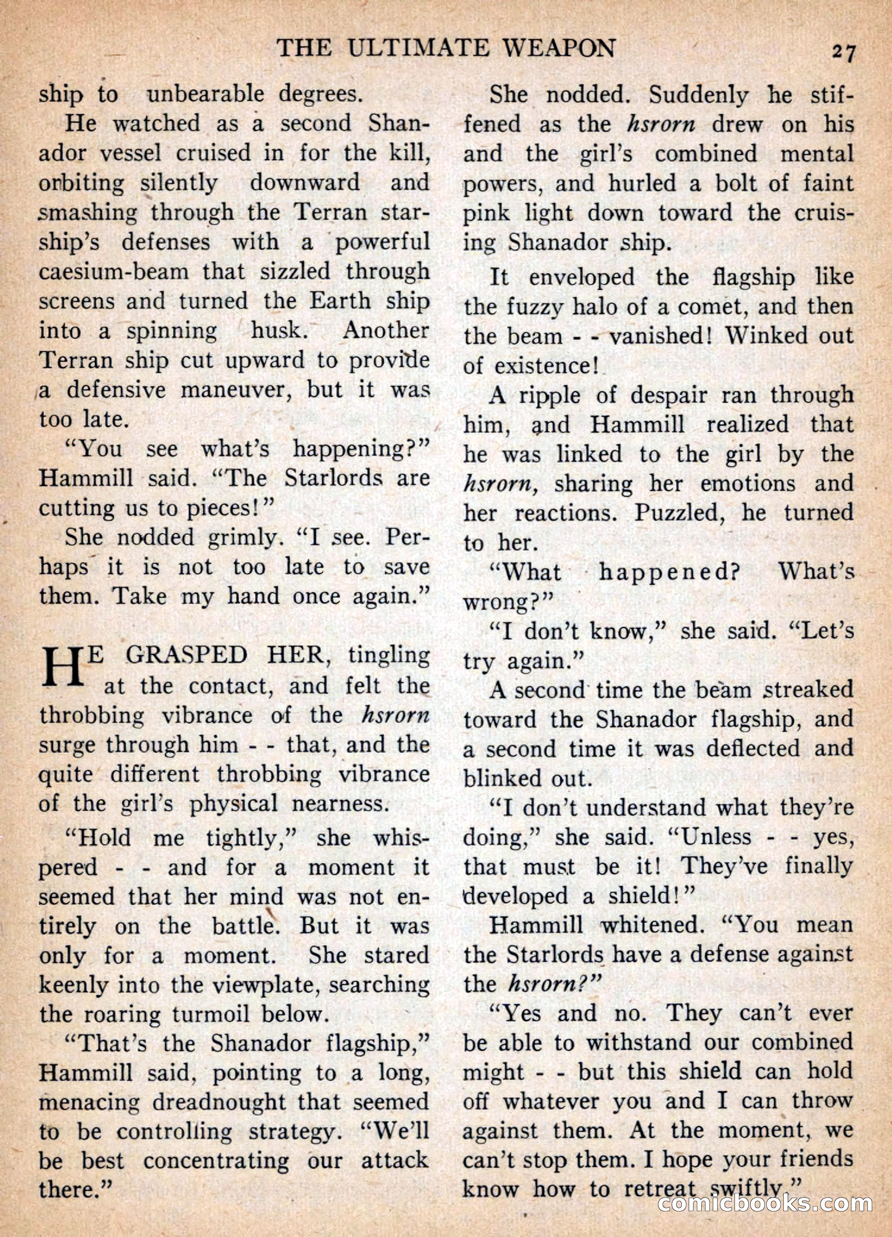 Imaginative Tales, January 1957 — page 27 of 132