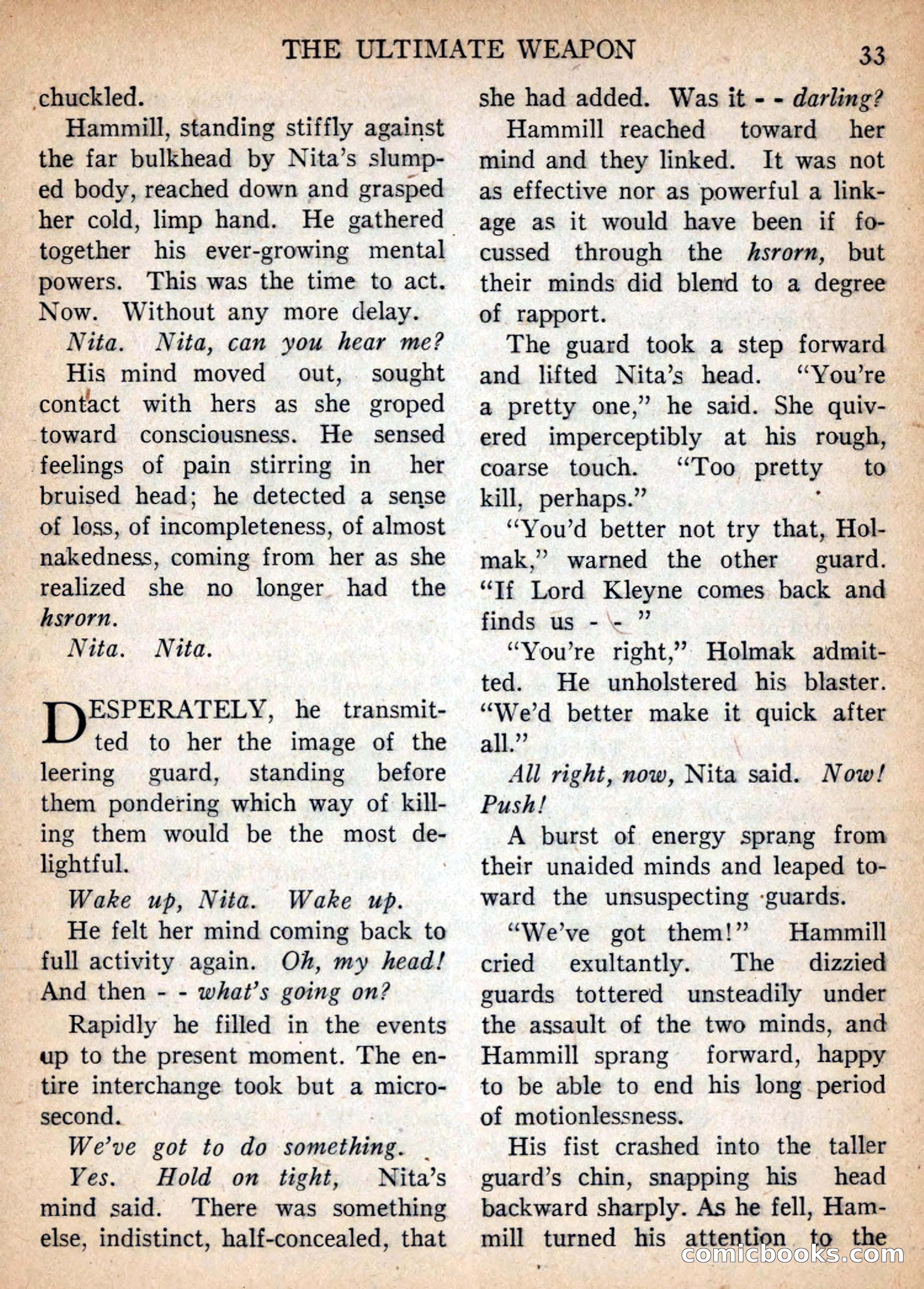 Imaginative Tales, January 1957 — page 33 of 132