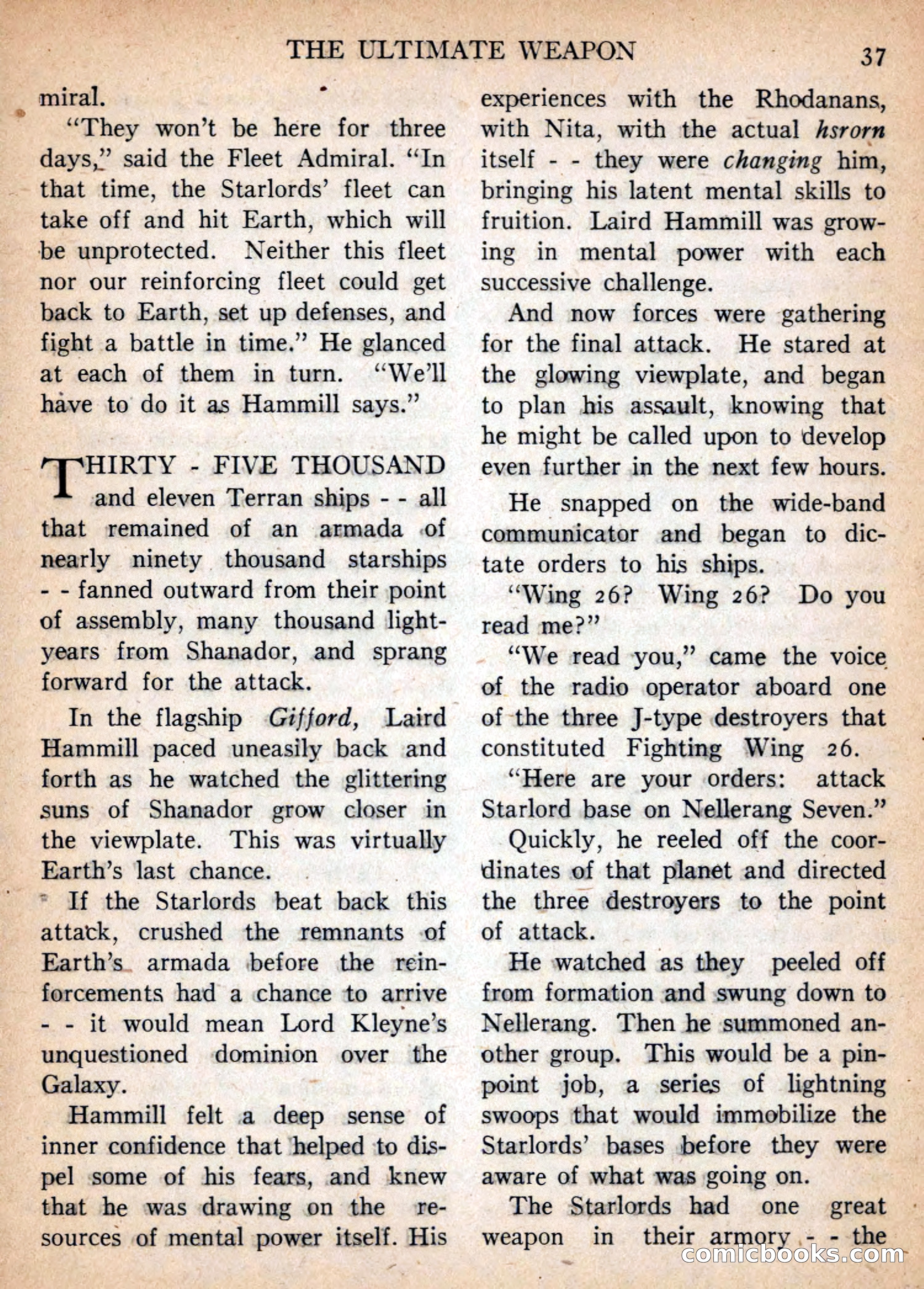 Imaginative Tales, January 1957 — page 37 of 132