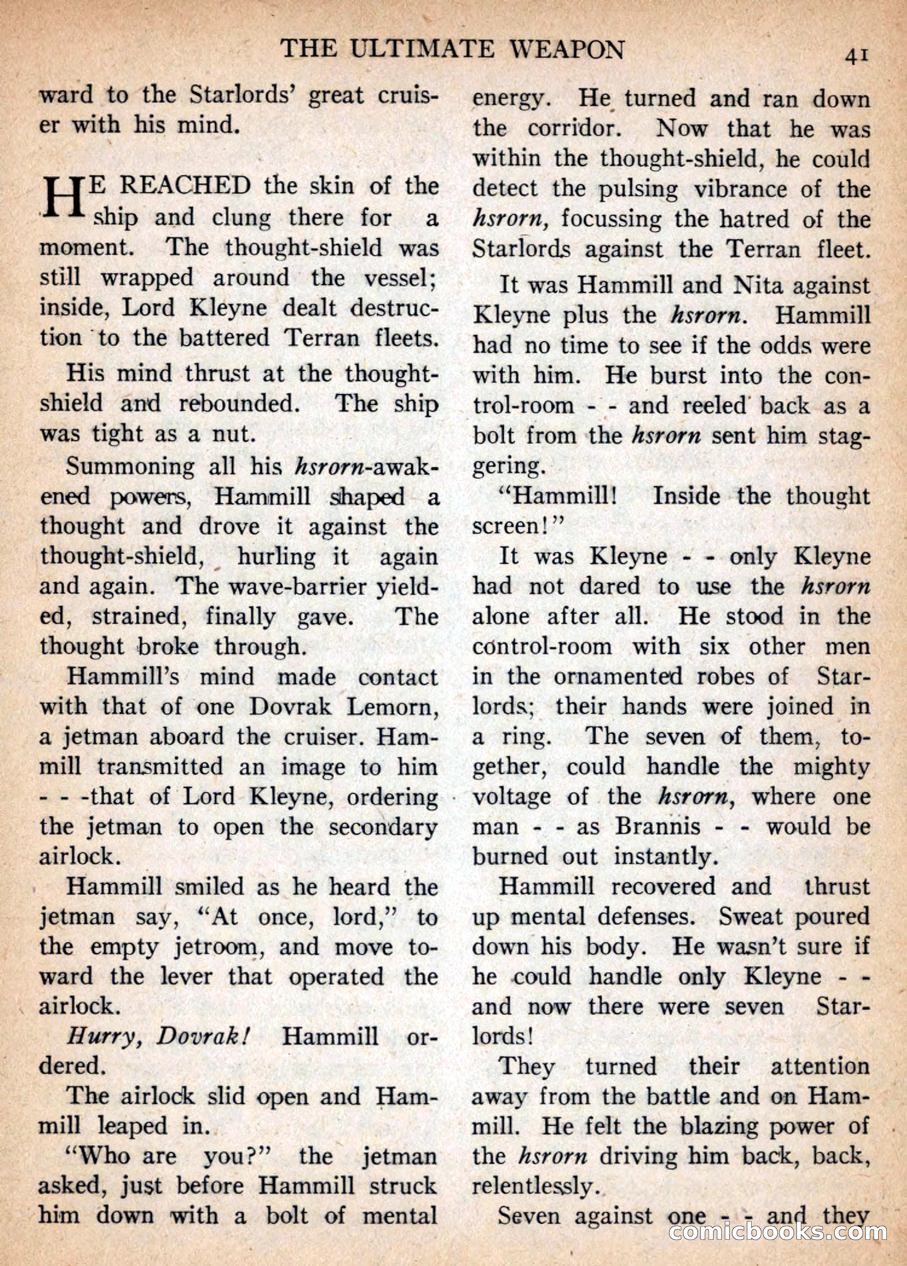 Imaginative Tales, January 1957 — page 41 of 132