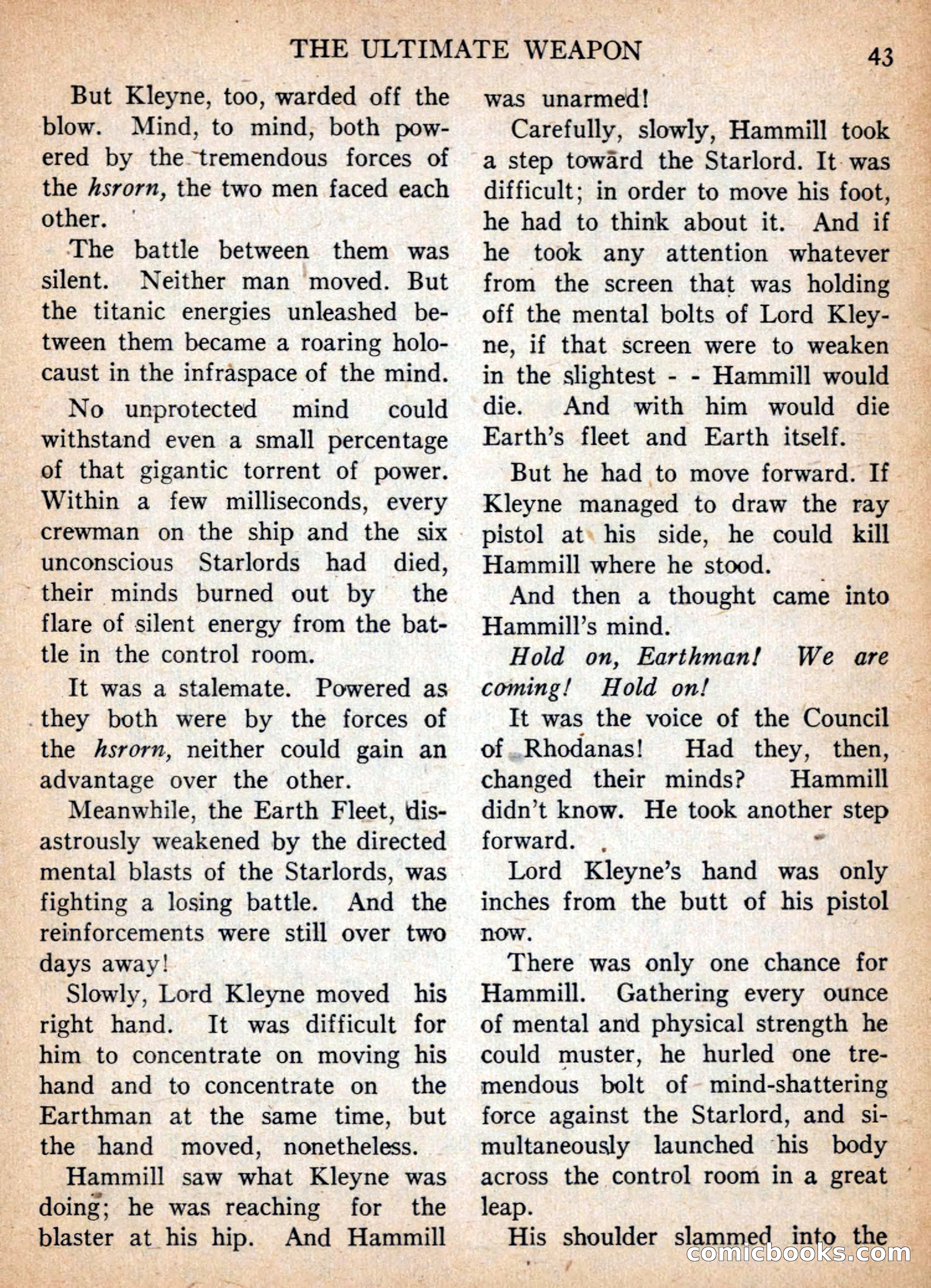 Imaginative Tales, January 1957 — page 43 of 132