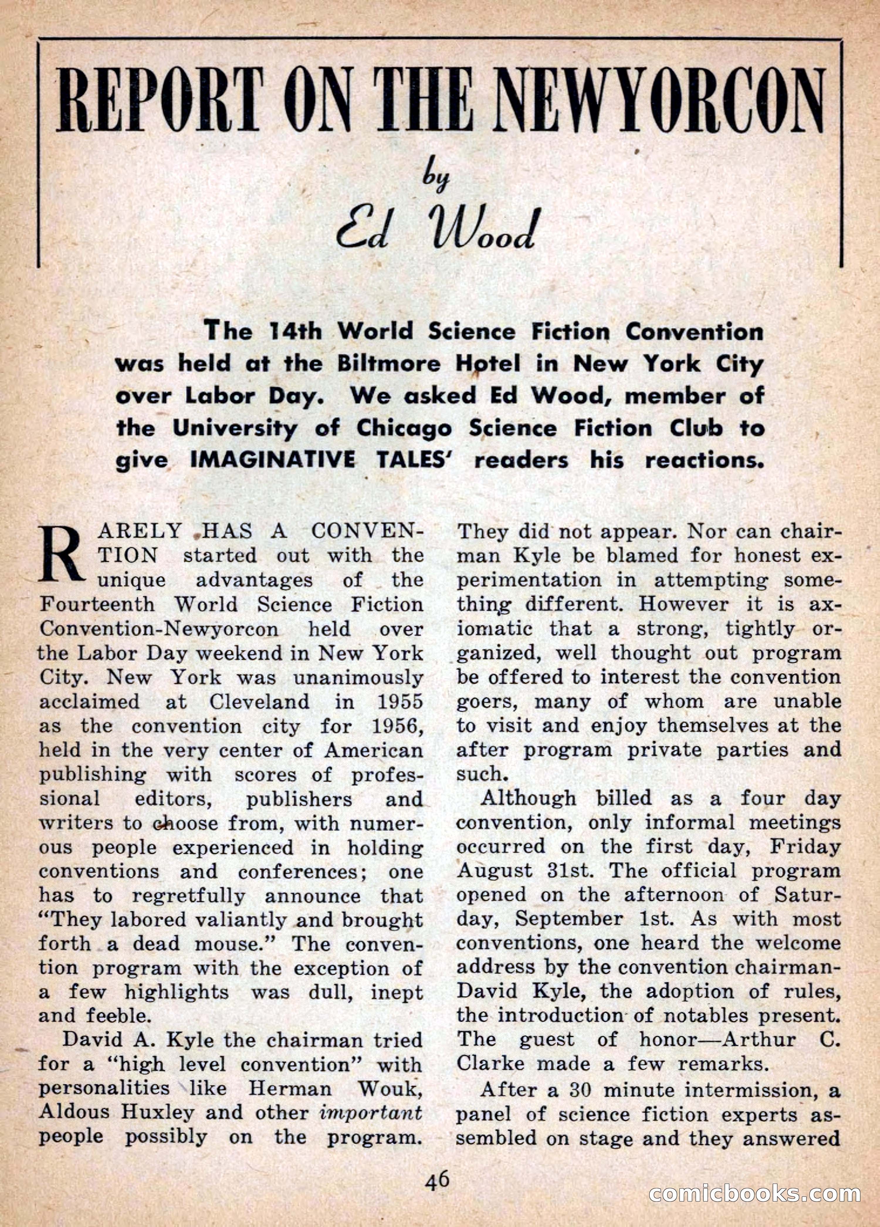 Imaginative Tales, January 1957 — page 46 of 132