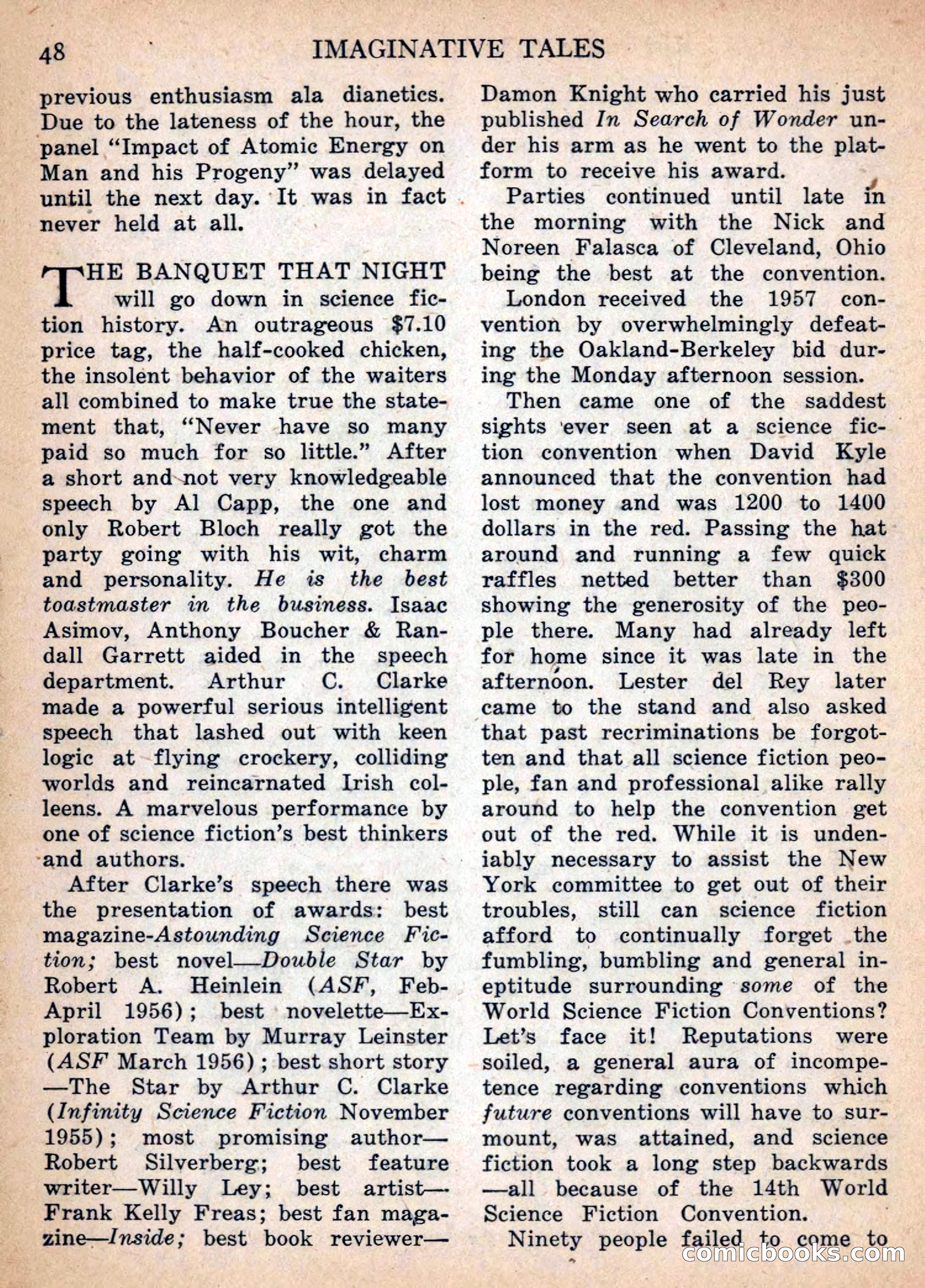 Imaginative Tales, January 1957 — page 48 of 132