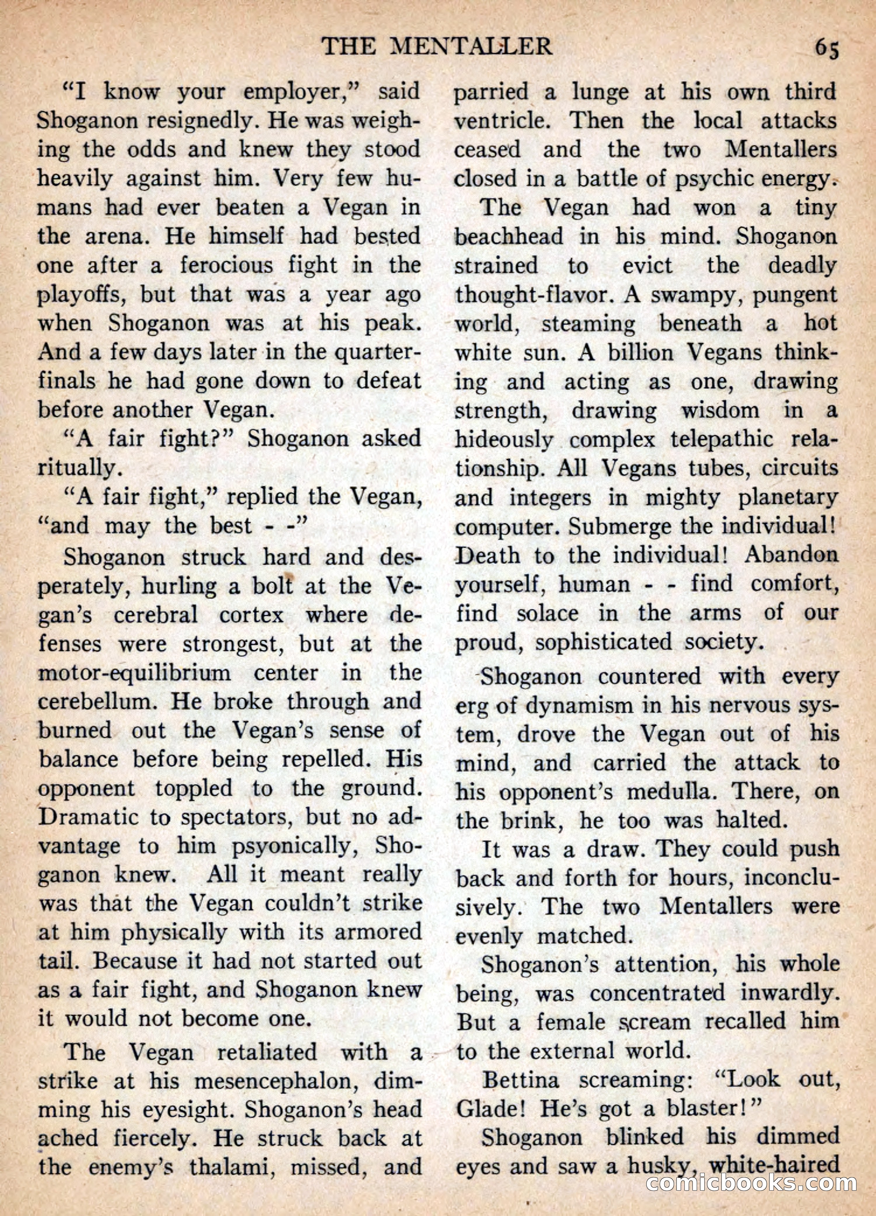 Imaginative Tales, January 1957 — page 65 of 132