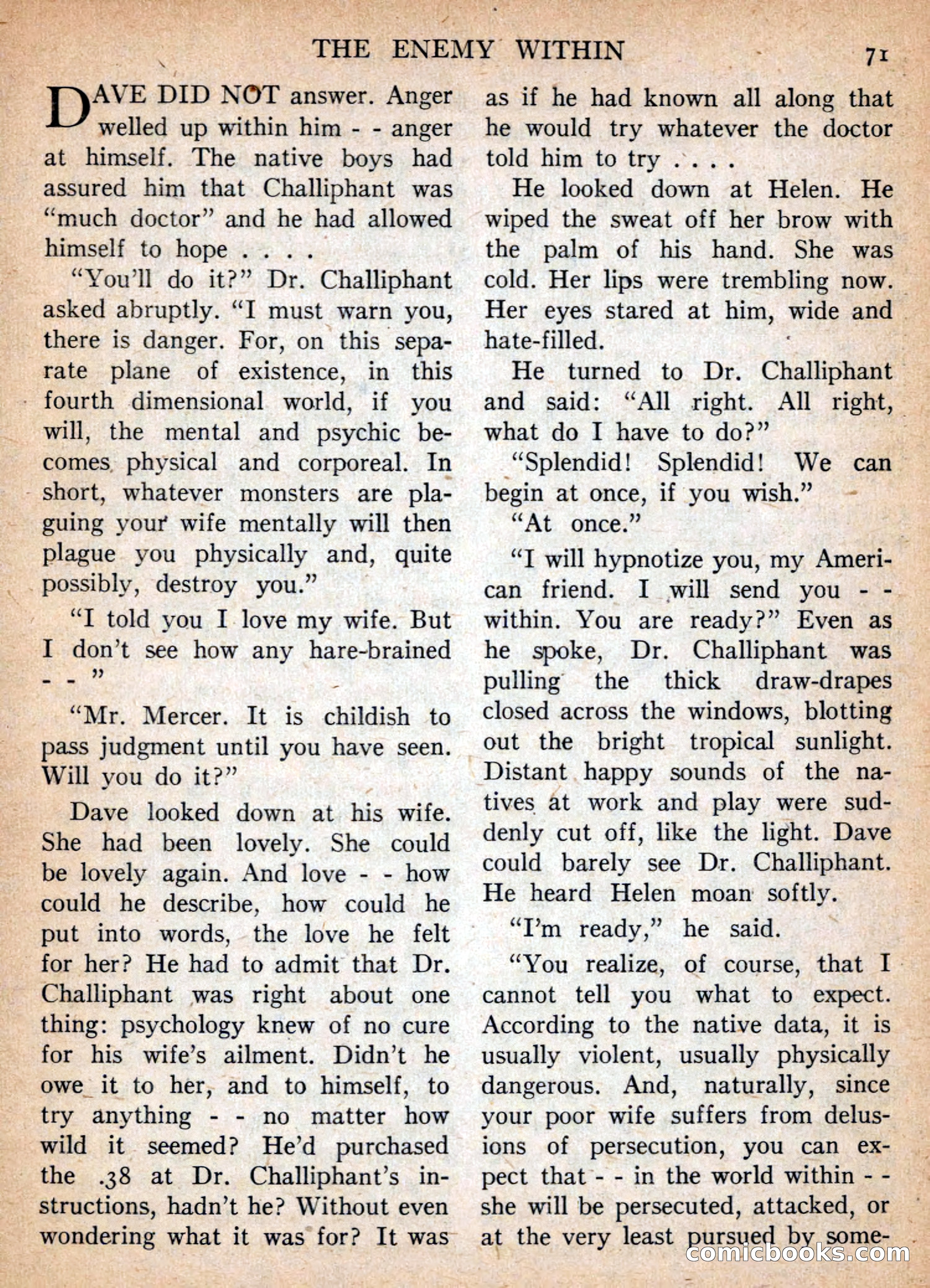 Imaginative Tales, January 1957 — page 71 of 132