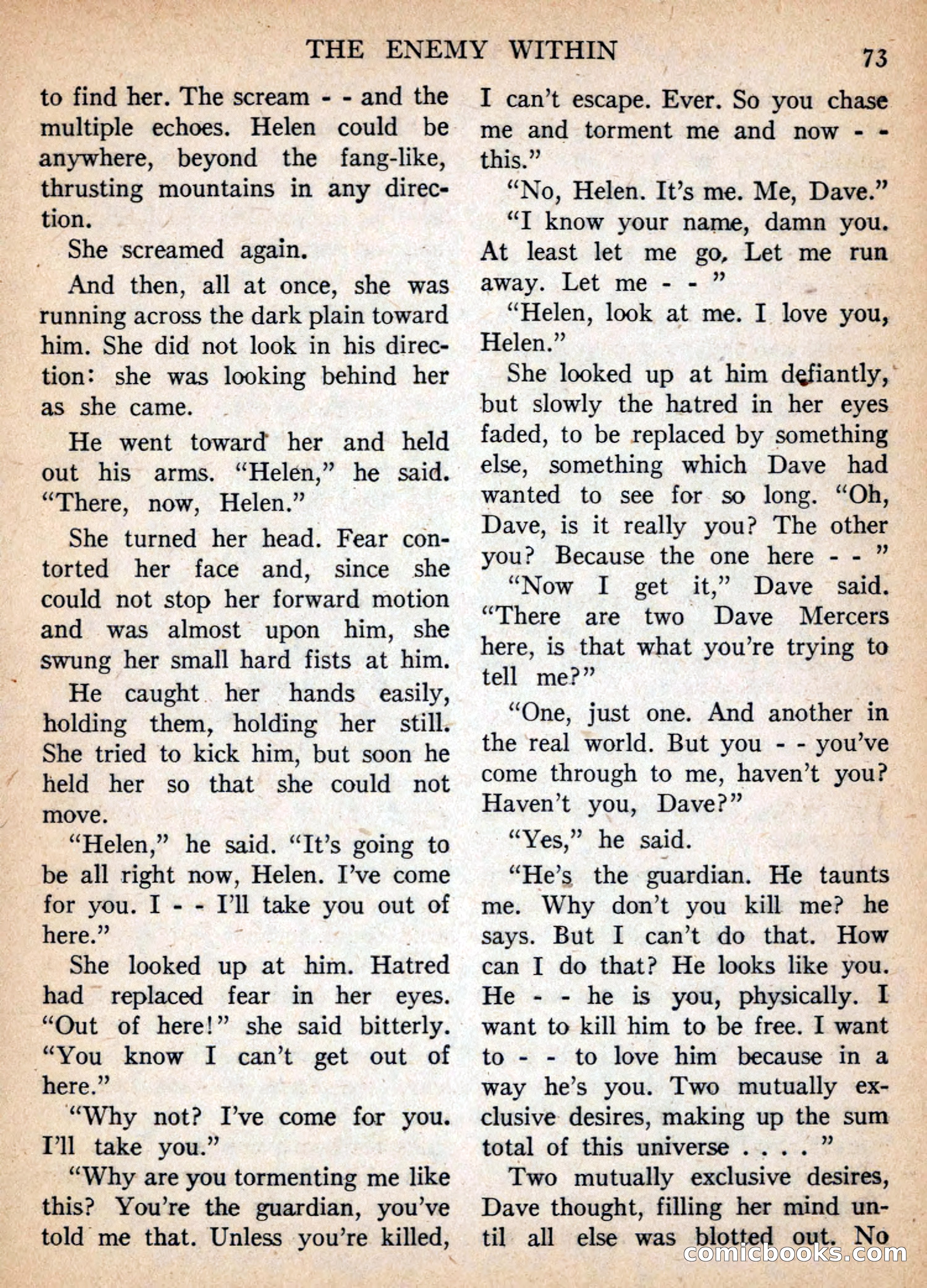 Imaginative Tales, January 1957 — page 73 of 132
