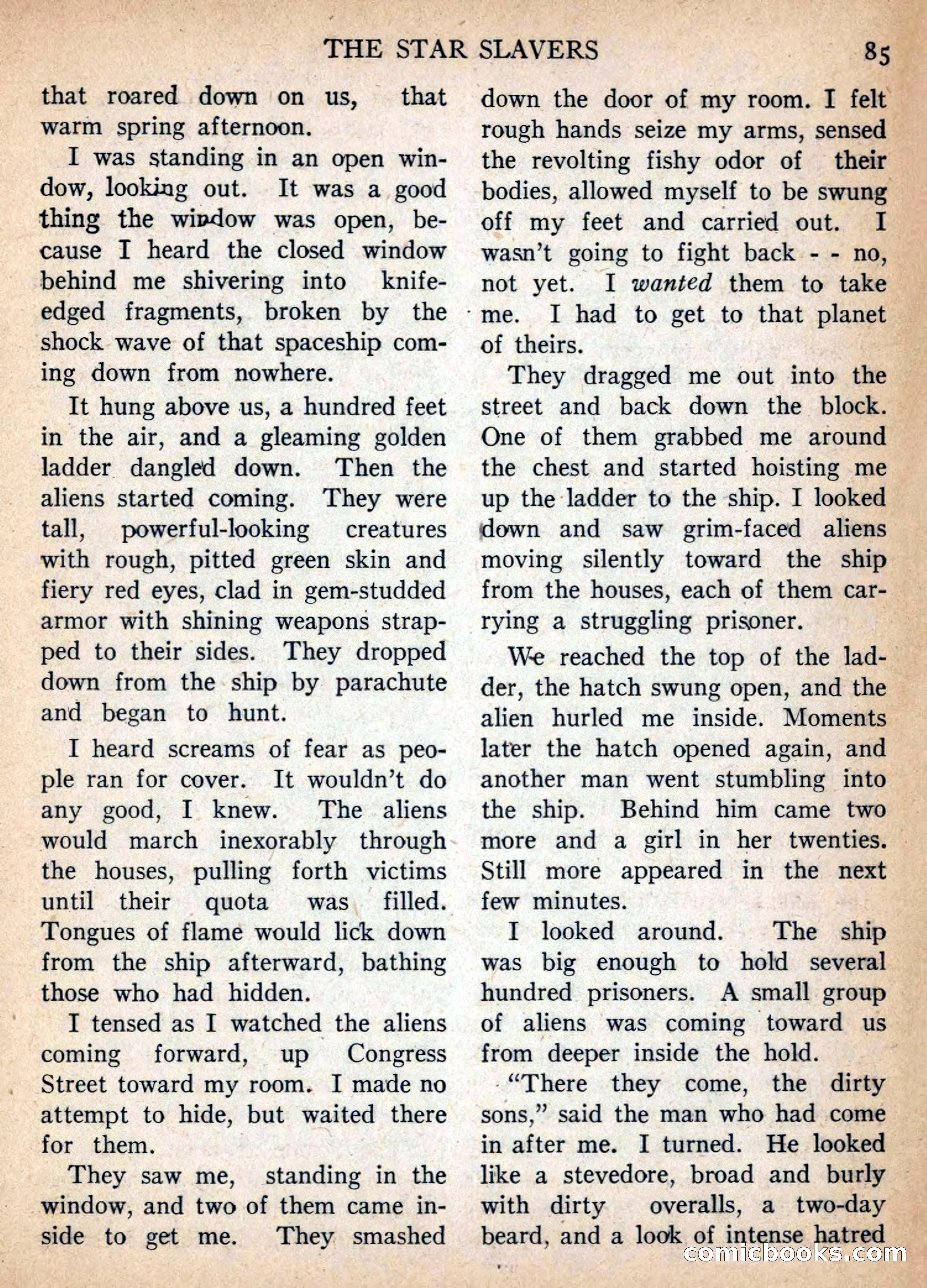 Imaginative Tales, January 1957 — page 85 of 132