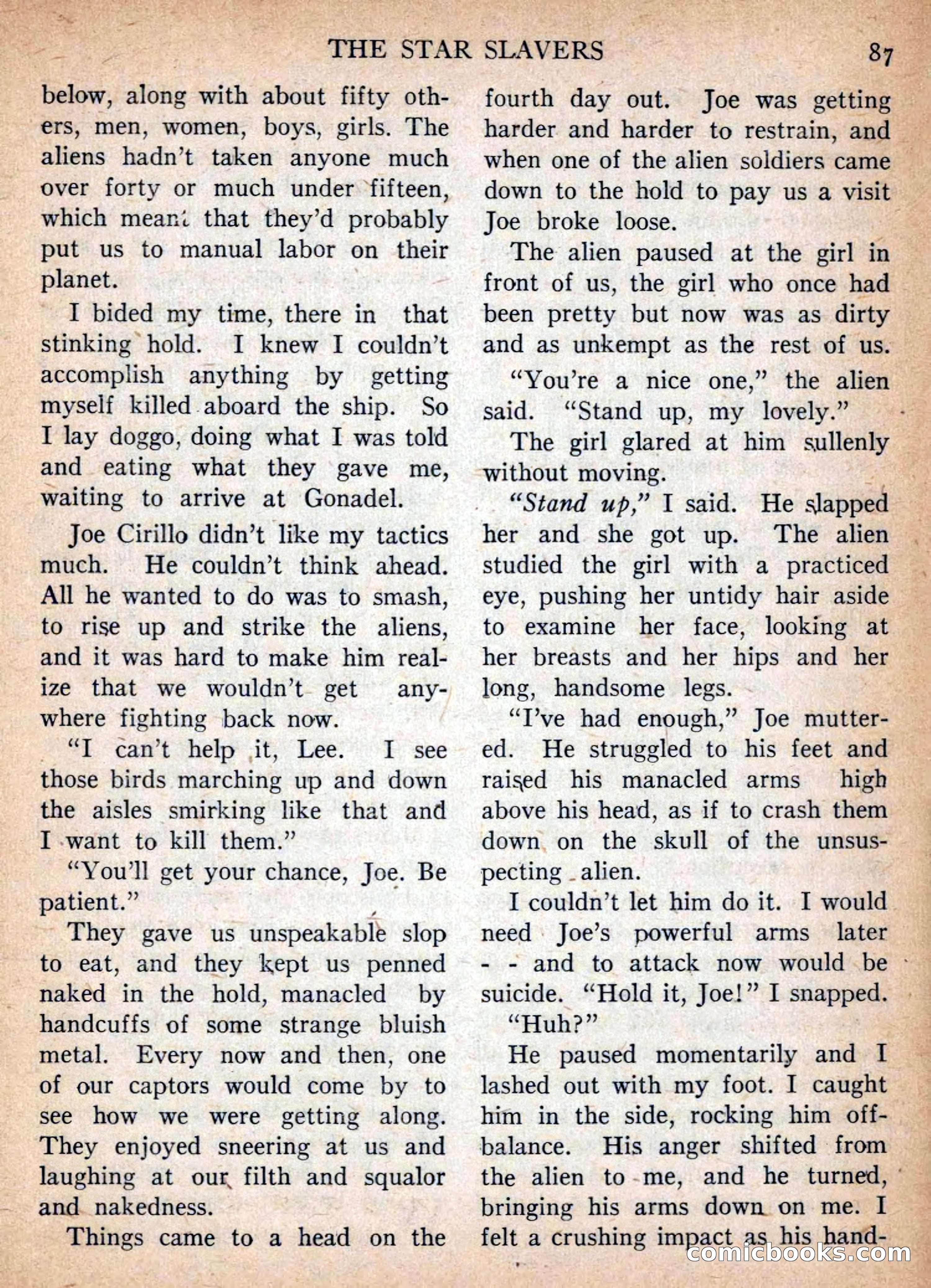 Imaginative Tales, January 1957 — page 87 of 132