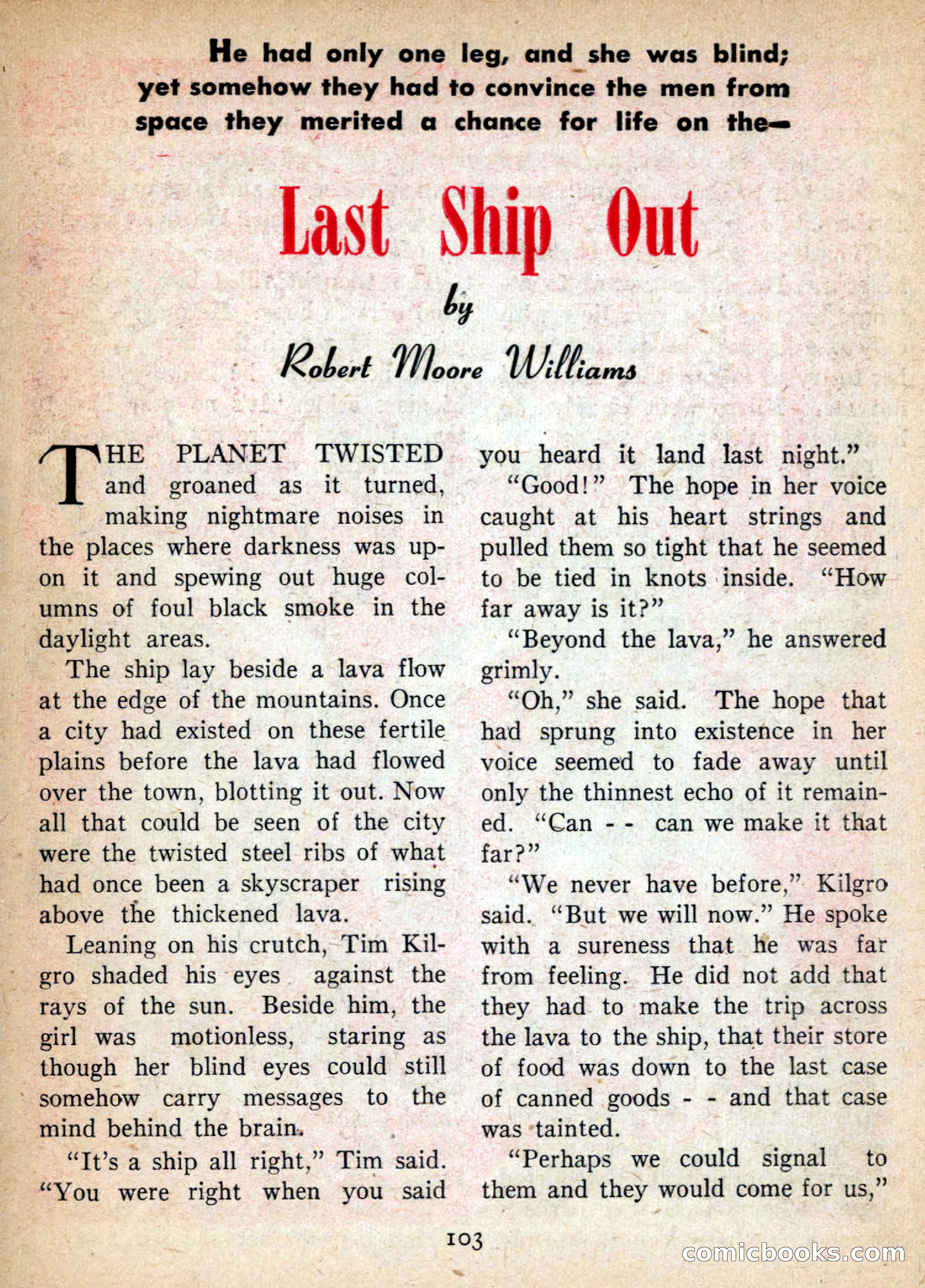 Imaginative Tales, January 1957 — page 103 of 132