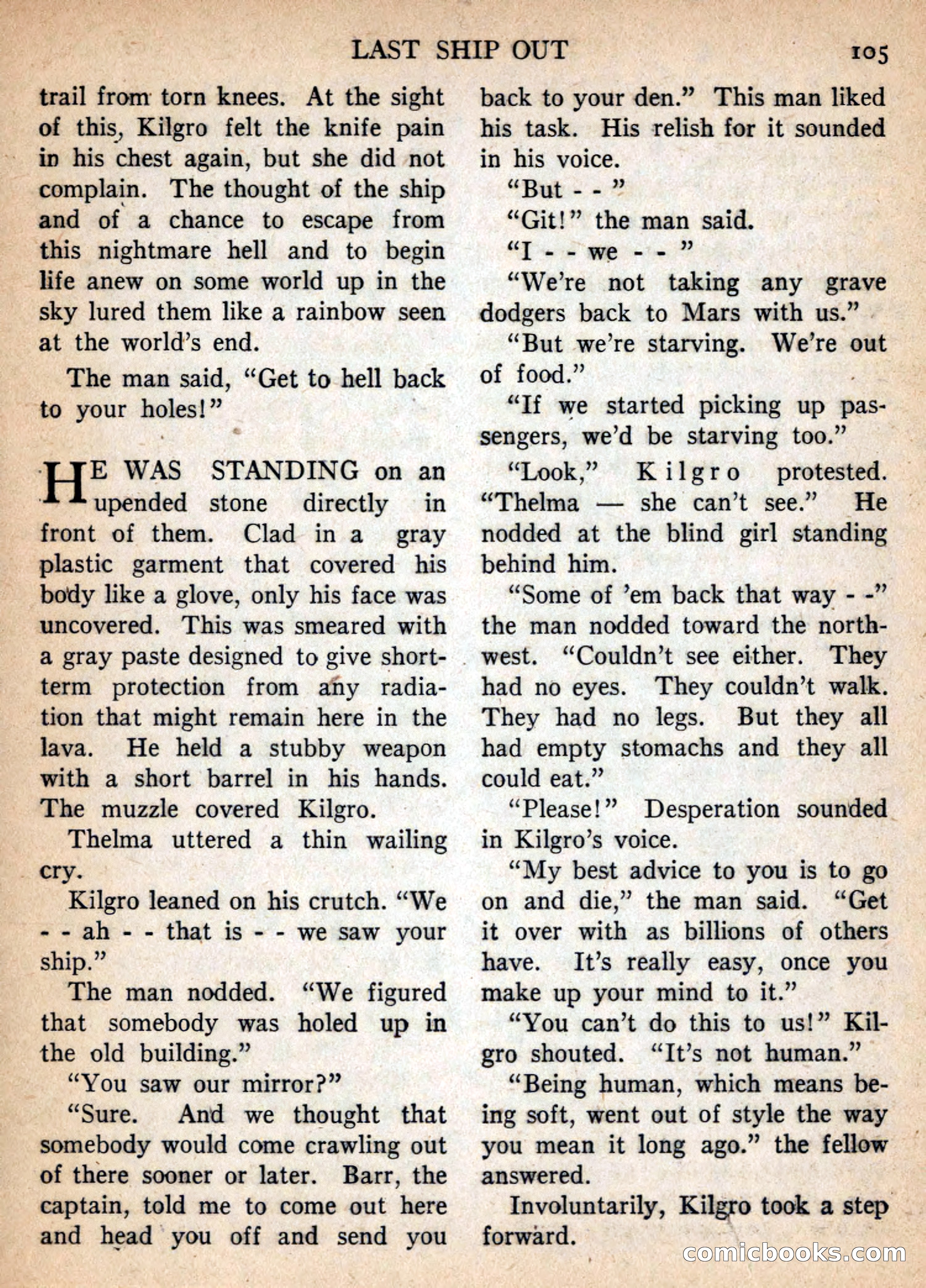 Imaginative Tales, January 1957 — page 105 of 132