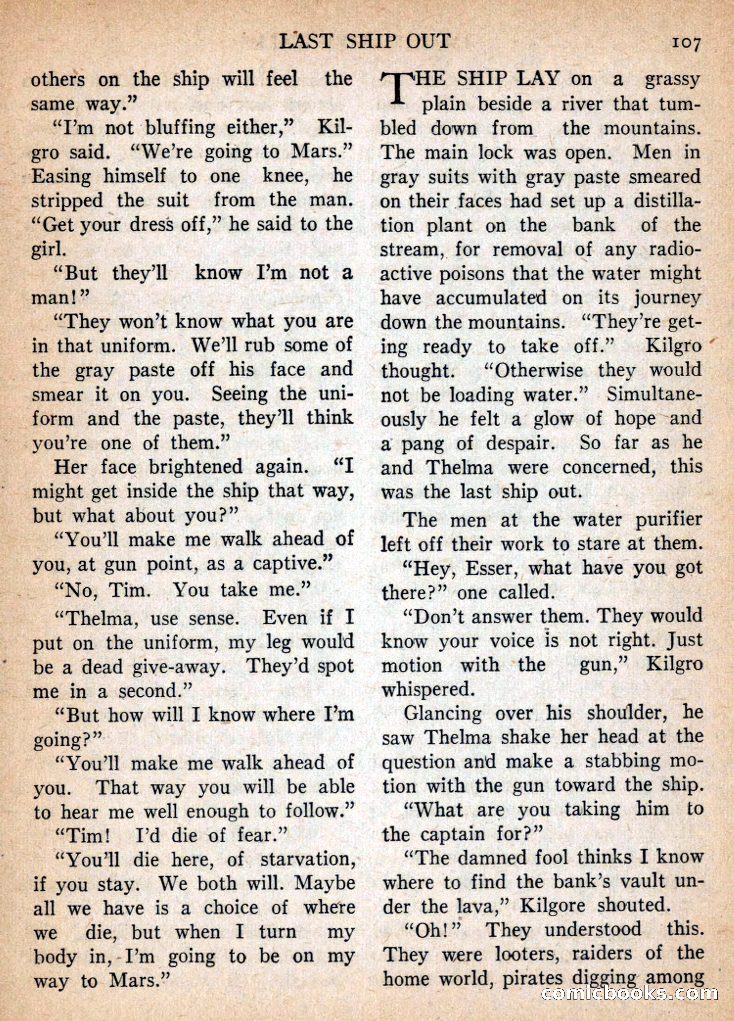 Imaginative Tales, January 1957 — page 107 of 132