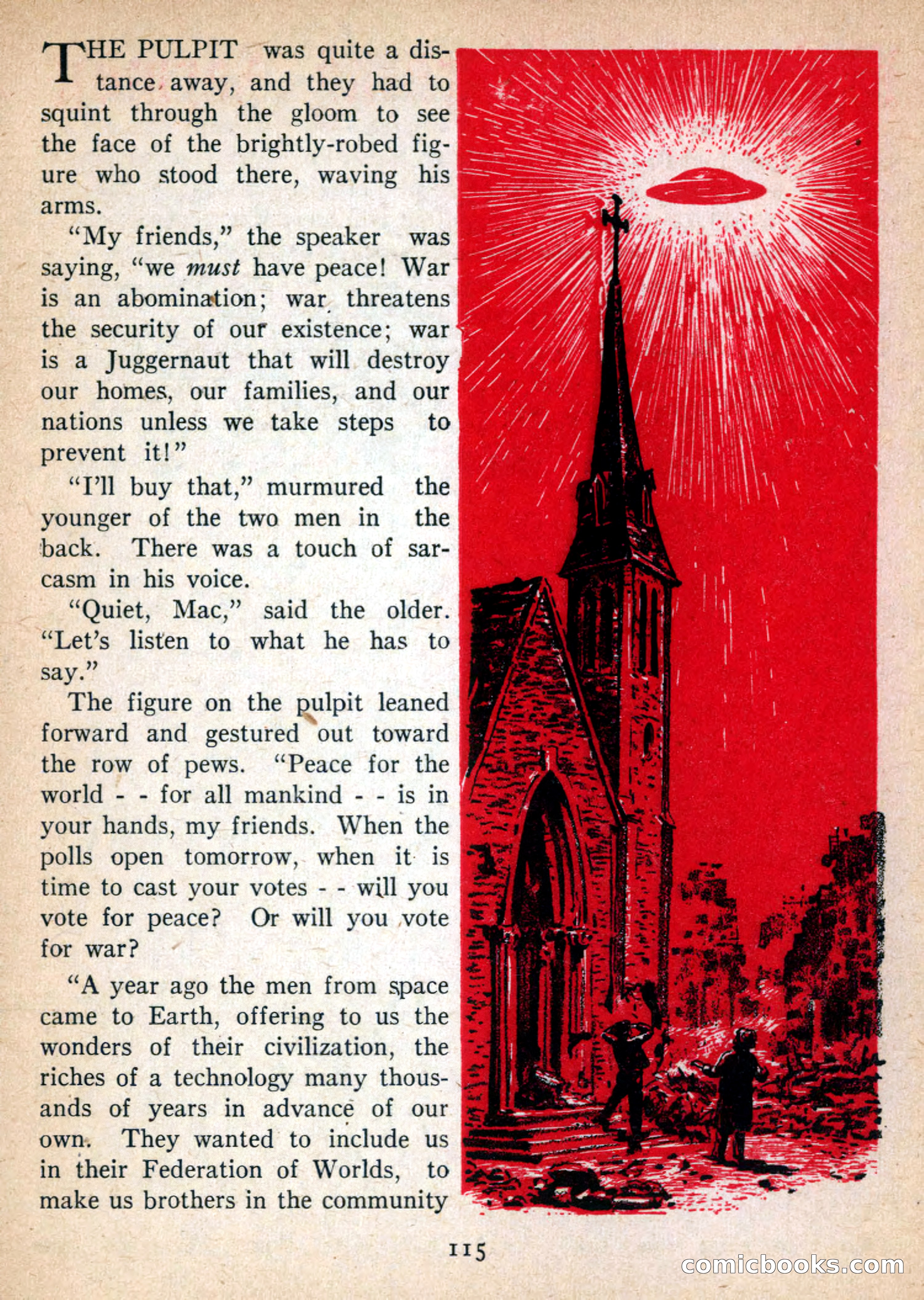 Imaginative Tales, January 1957 — page 115 of 132