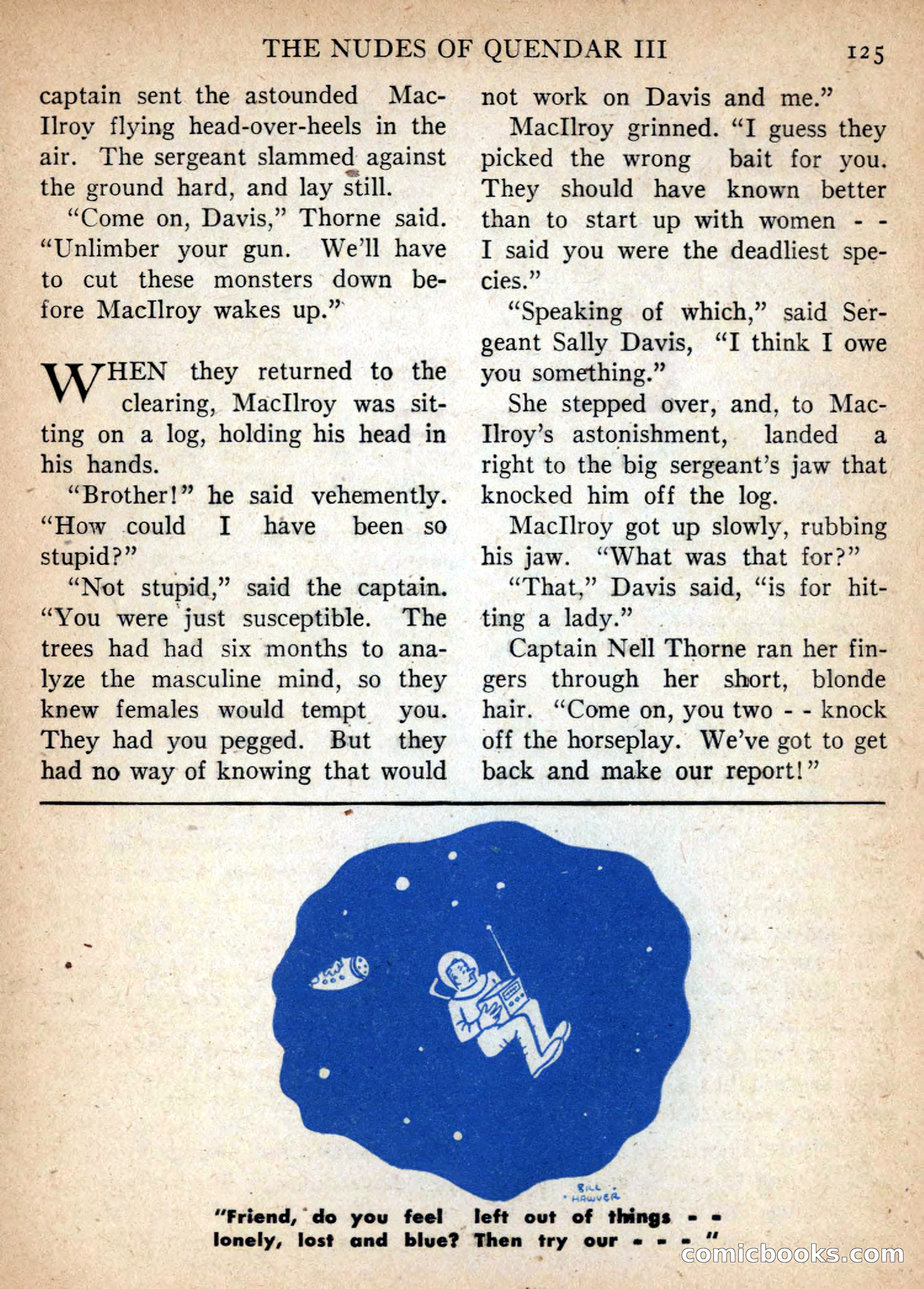 Imaginative Tales, January 1957 — page 125 of 132