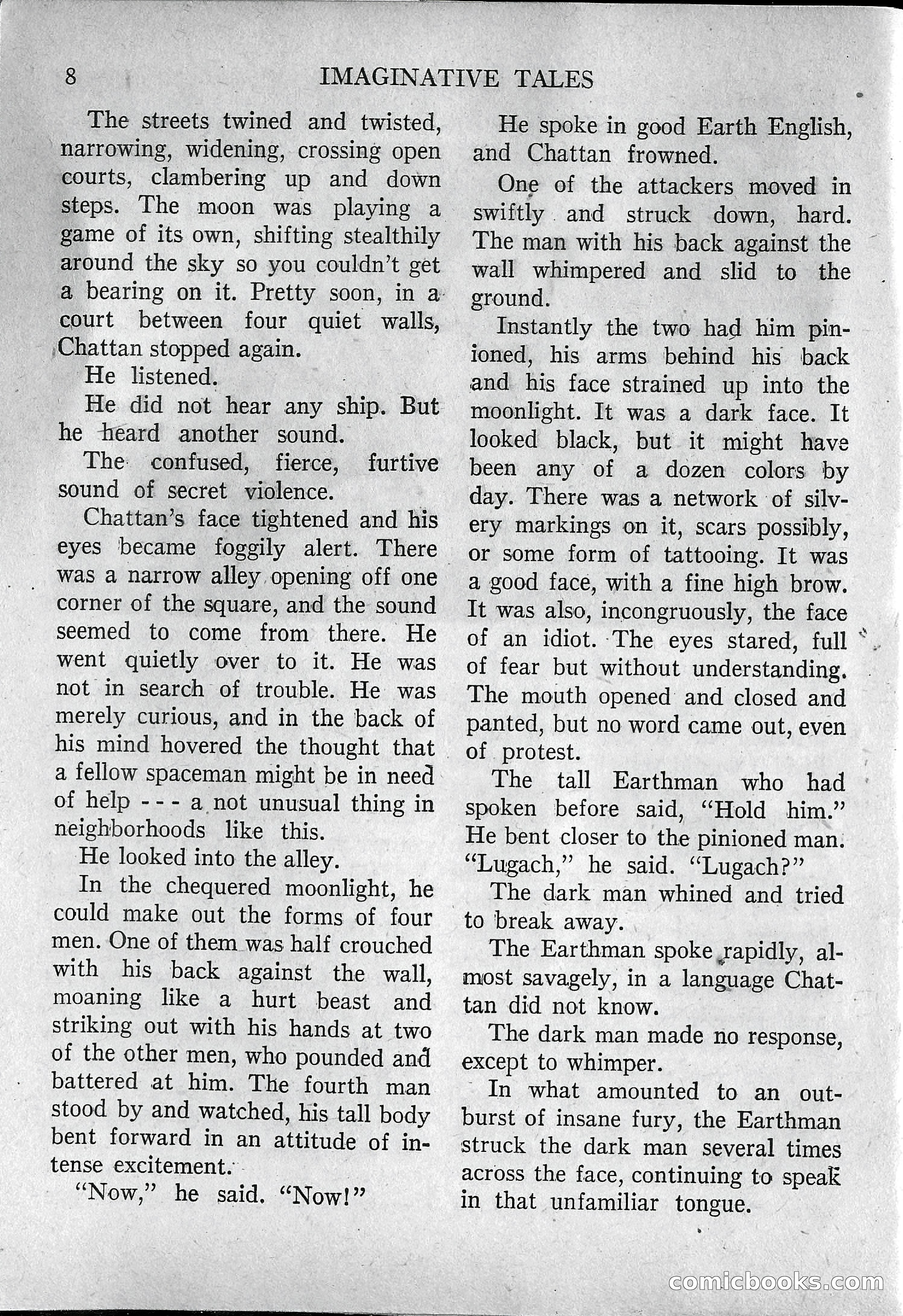 Imaginative Tales, March 1957 — page 8 of 132