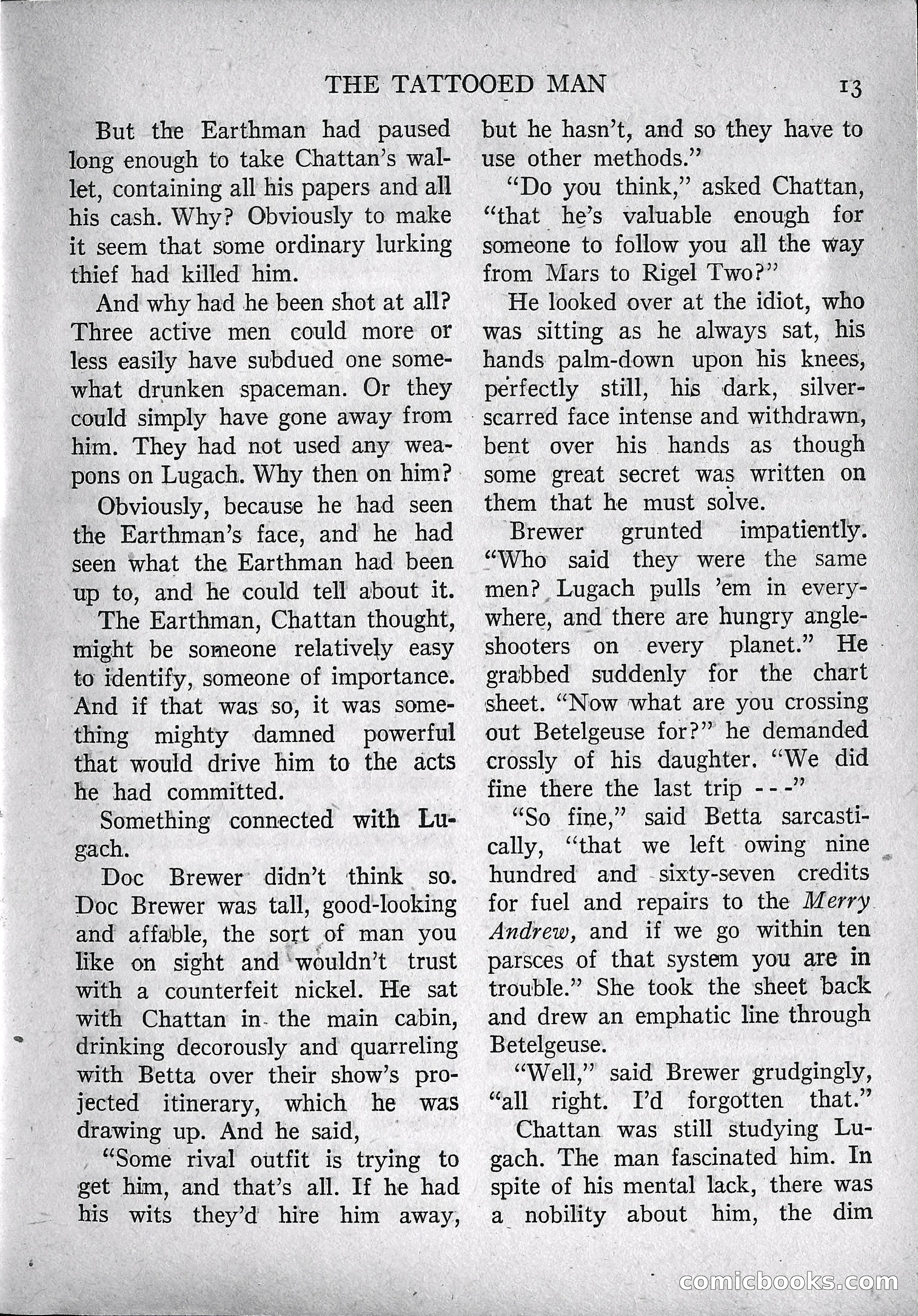 Imaginative Tales, March 1957 — page 13 of 132