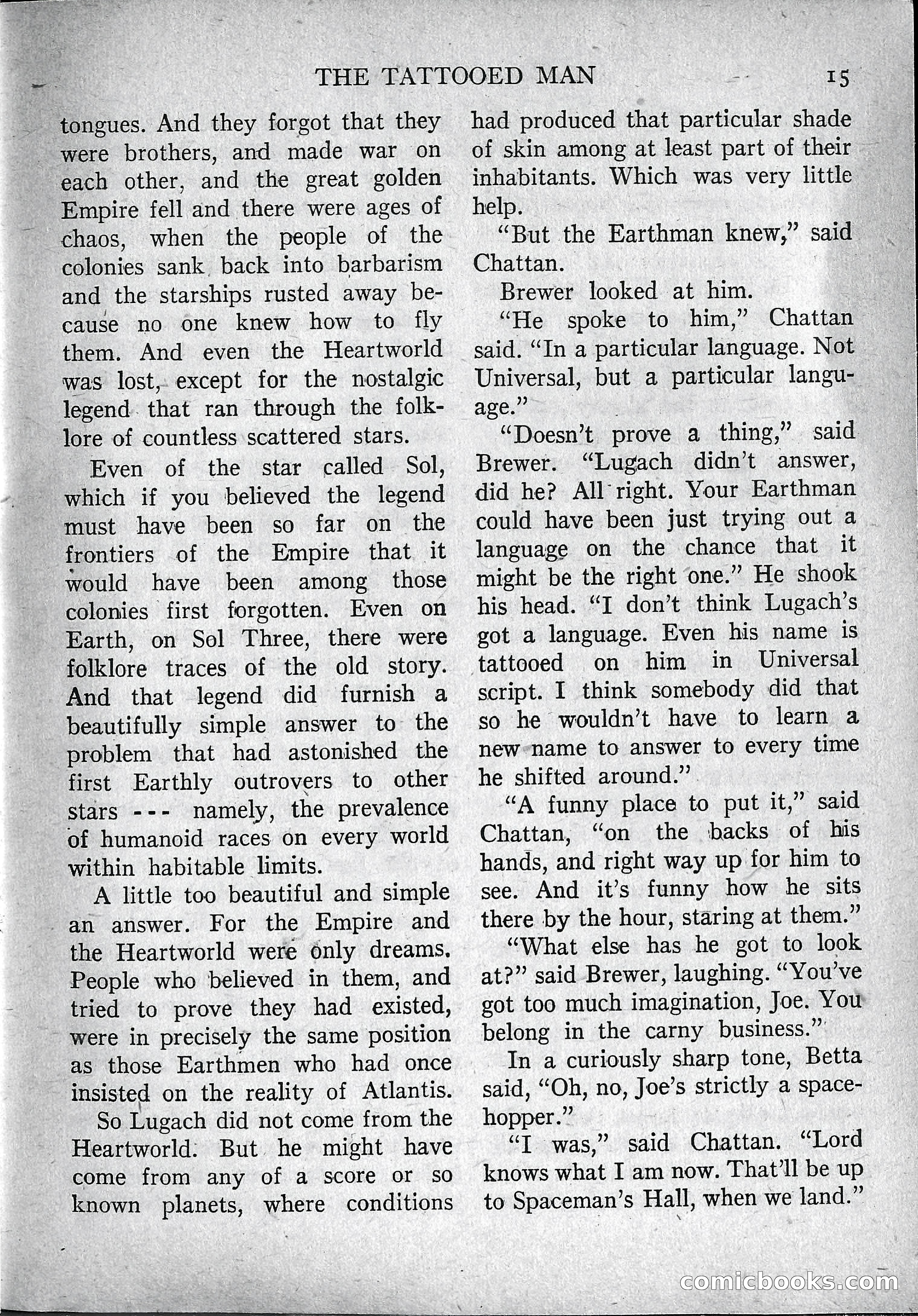 Imaginative Tales, March 1957 — page 15 of 132