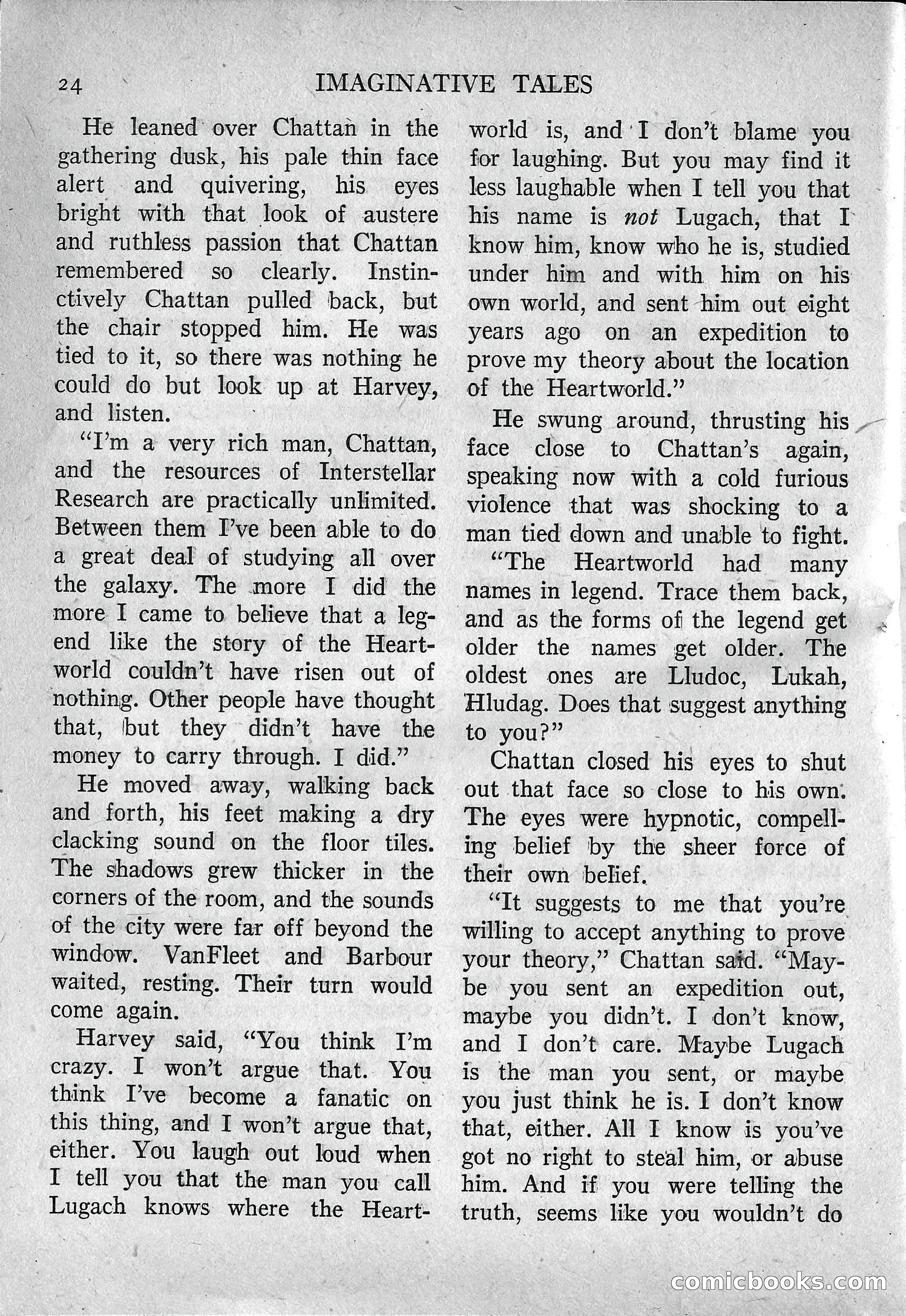 Imaginative Tales, March 1957 — page 24 of 132
