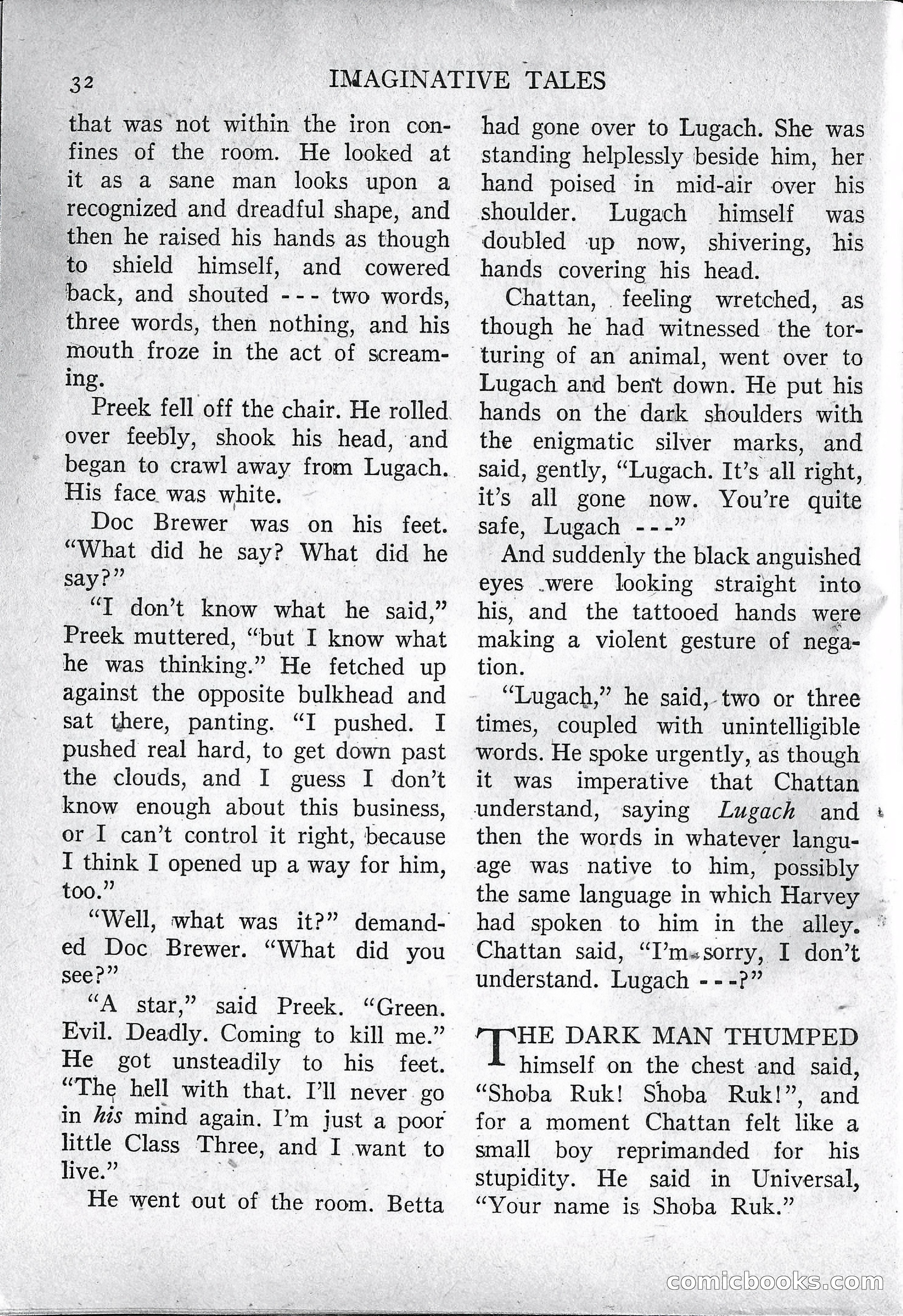 Imaginative Tales, March 1957 — page 32 of 132