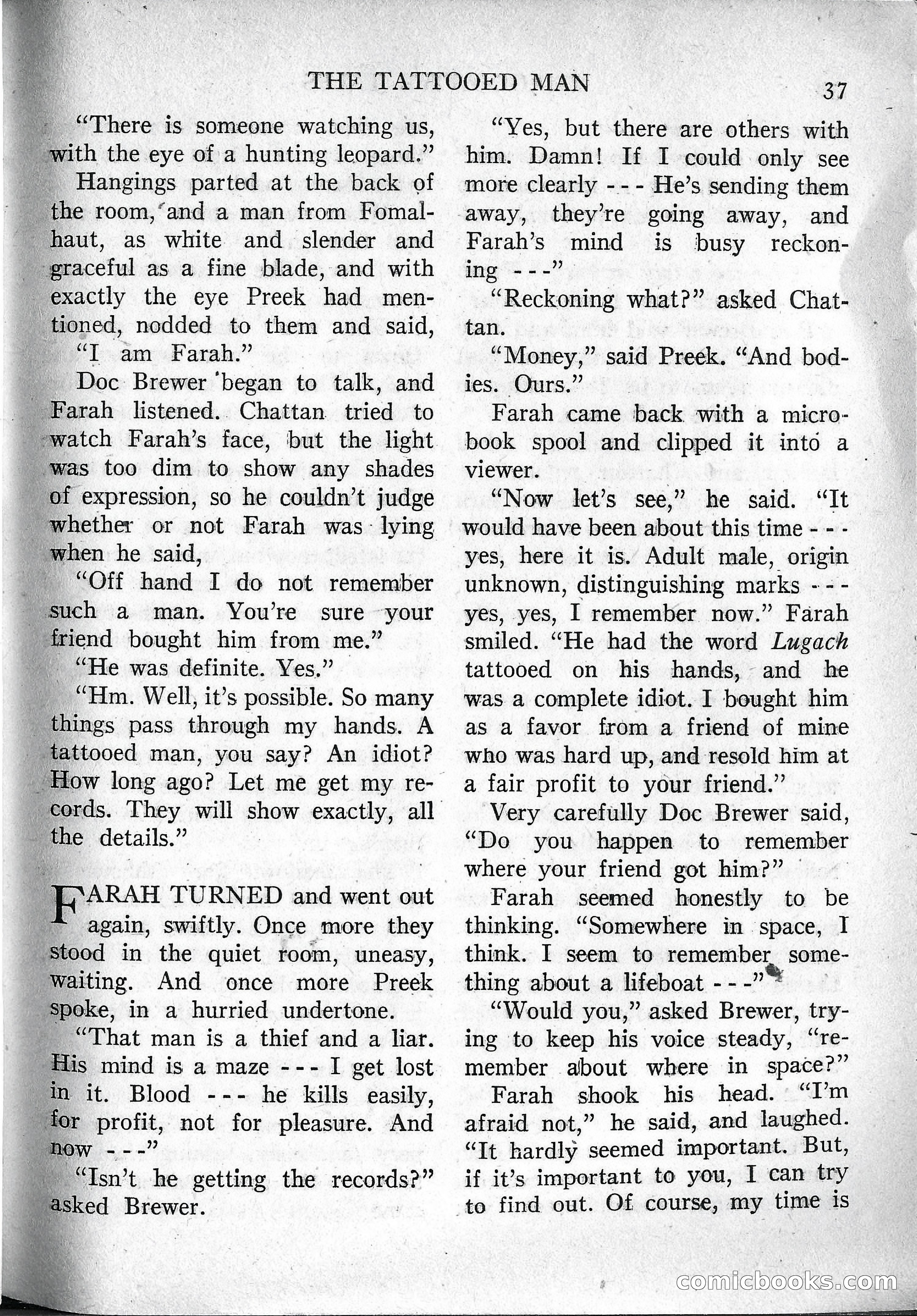 Imaginative Tales, March 1957 — page 37 of 132