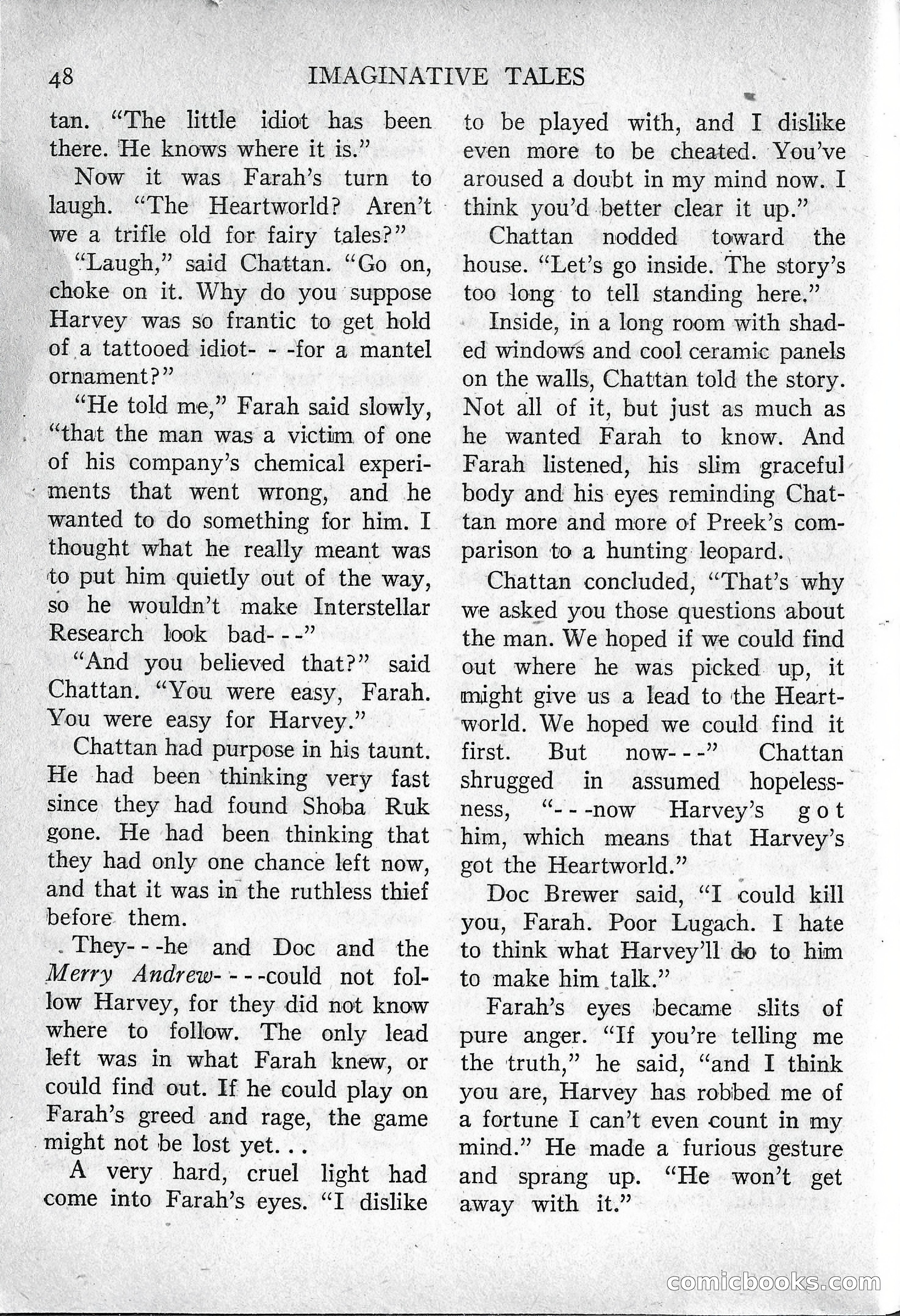 Imaginative Tales, March 1957 — page 48 of 132
