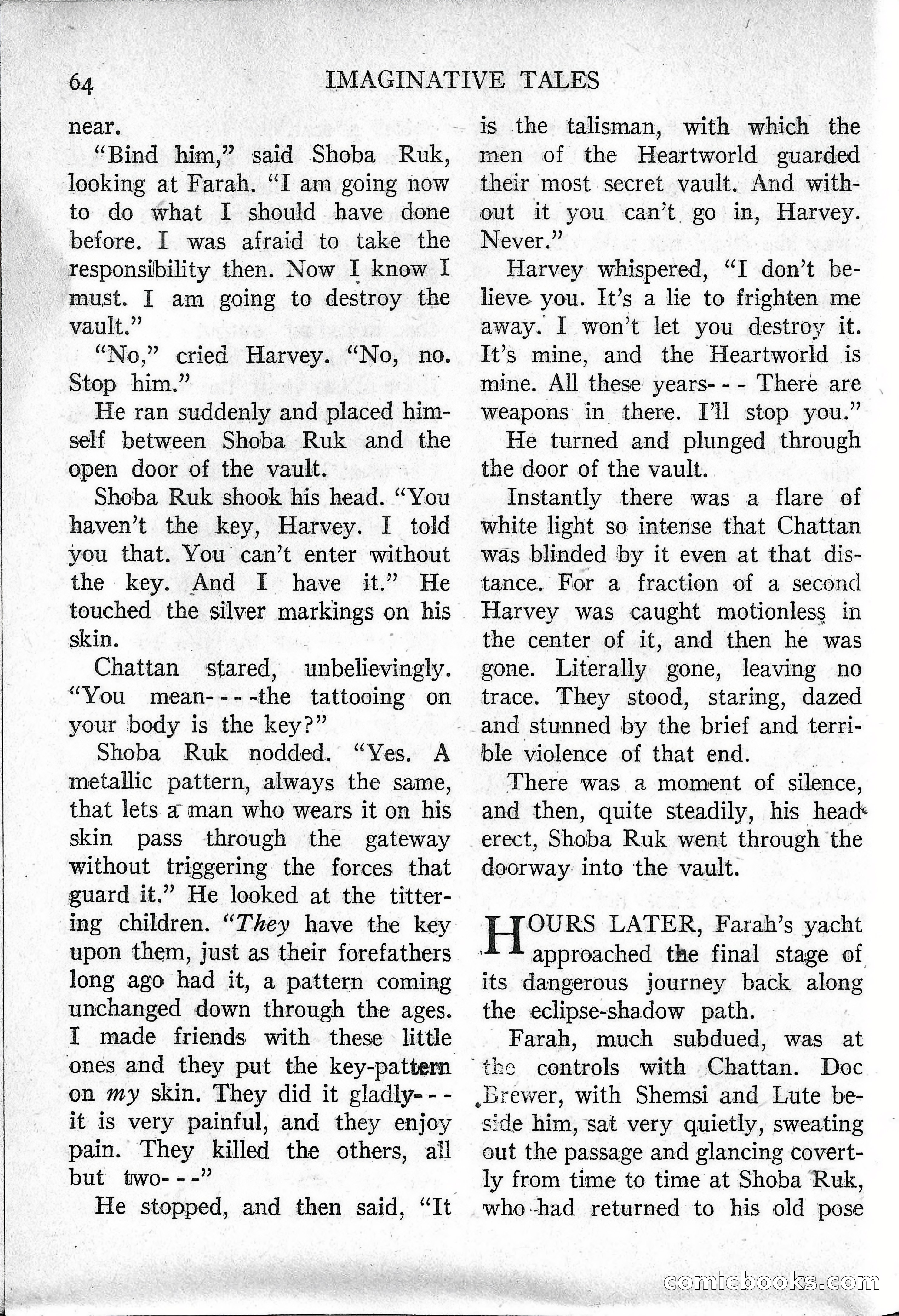 Imaginative Tales, March 1957 — page 64 of 132