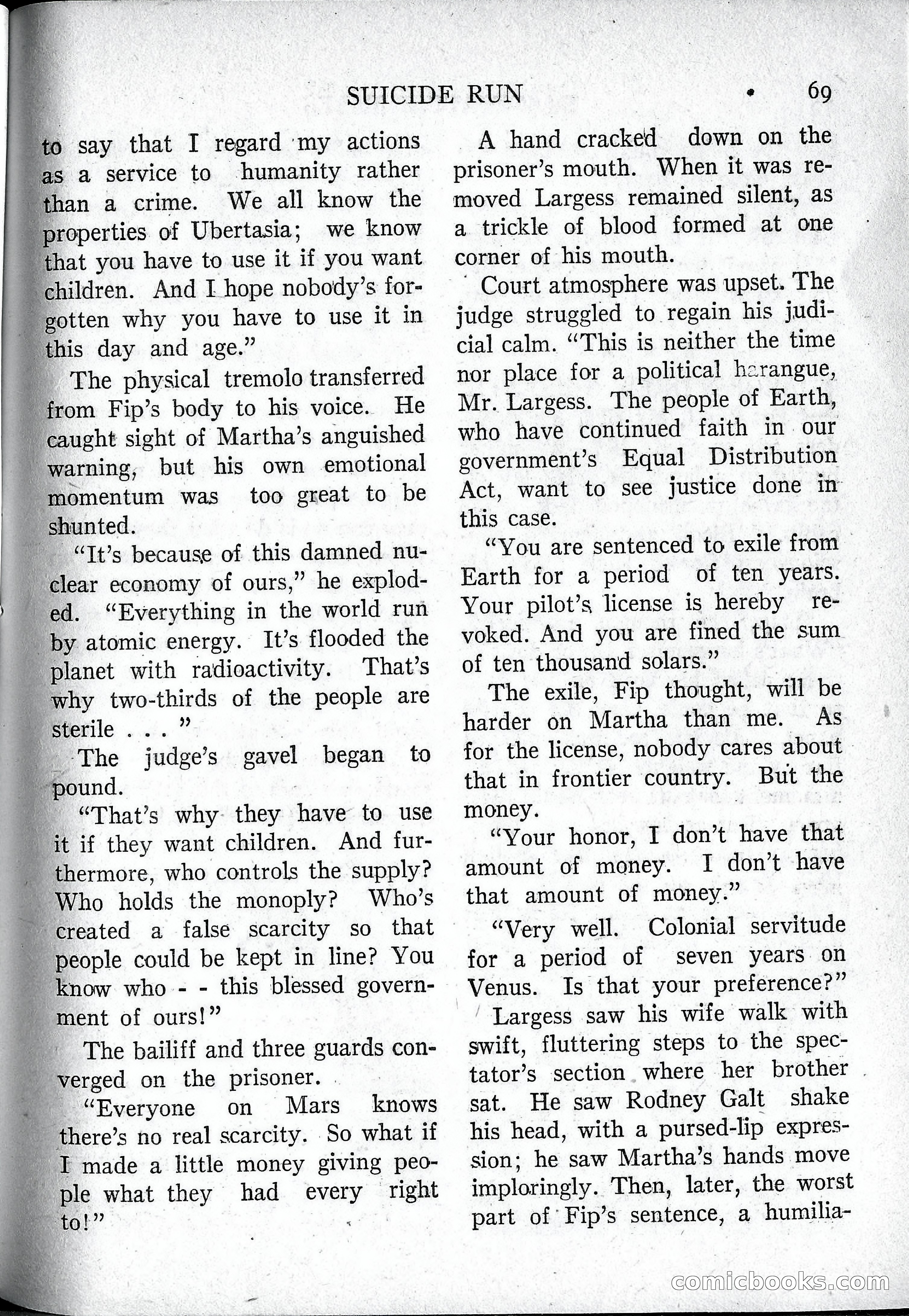 Imaginative Tales, March 1957 — page 69 of 132