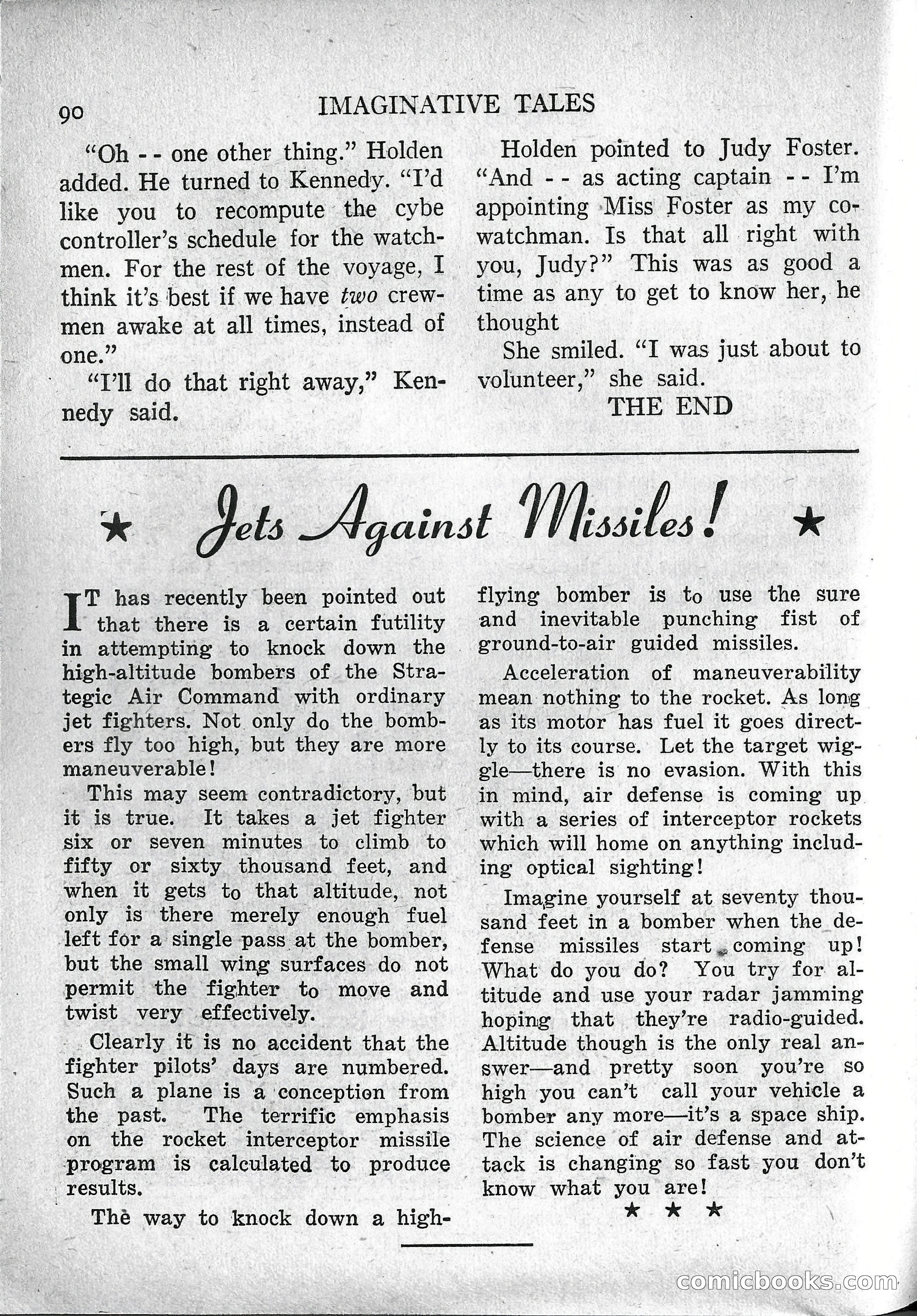 Imaginative Tales, March 1957 — page 90 of 132