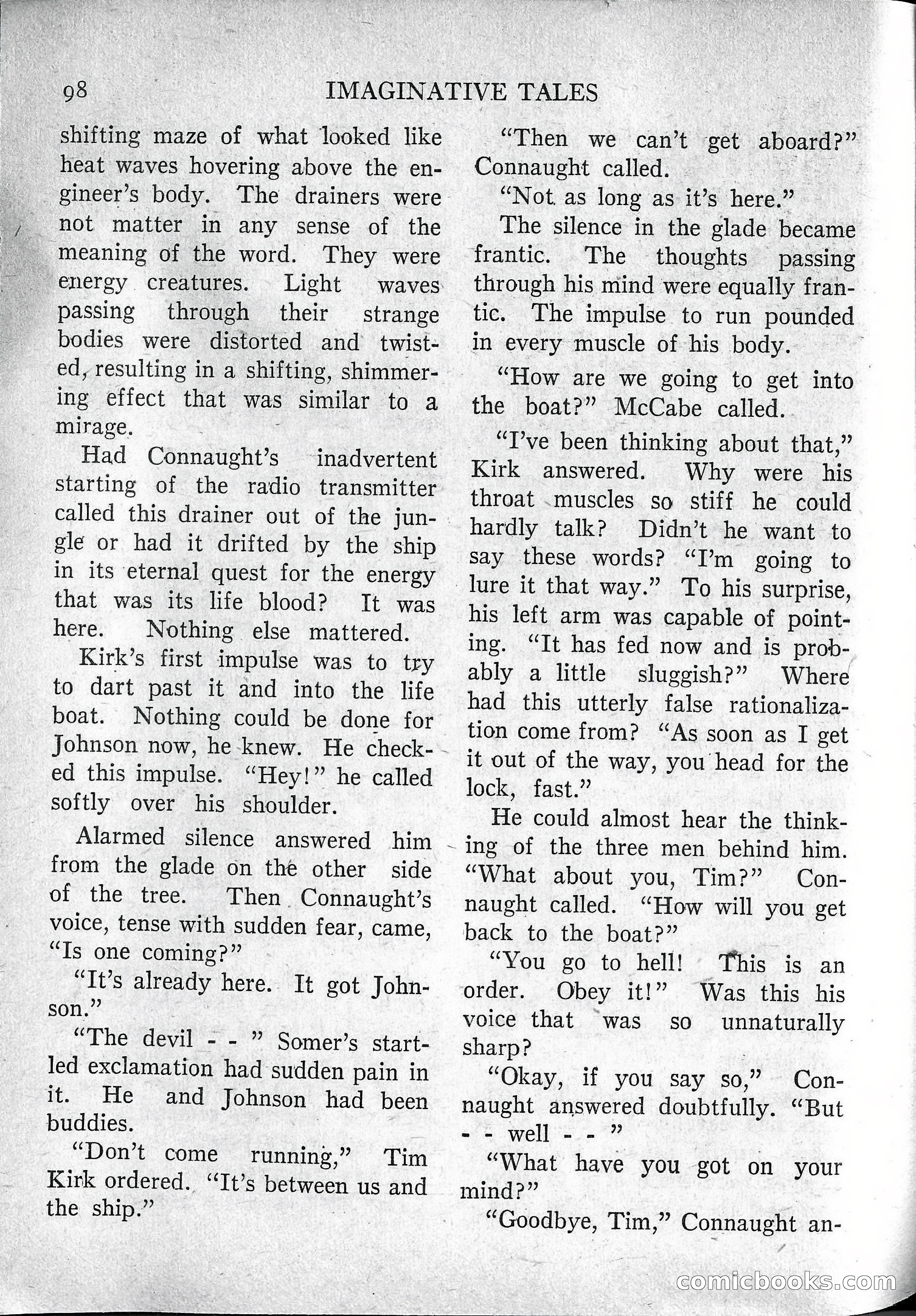 Imaginative Tales, March 1957 — page 98 of 132