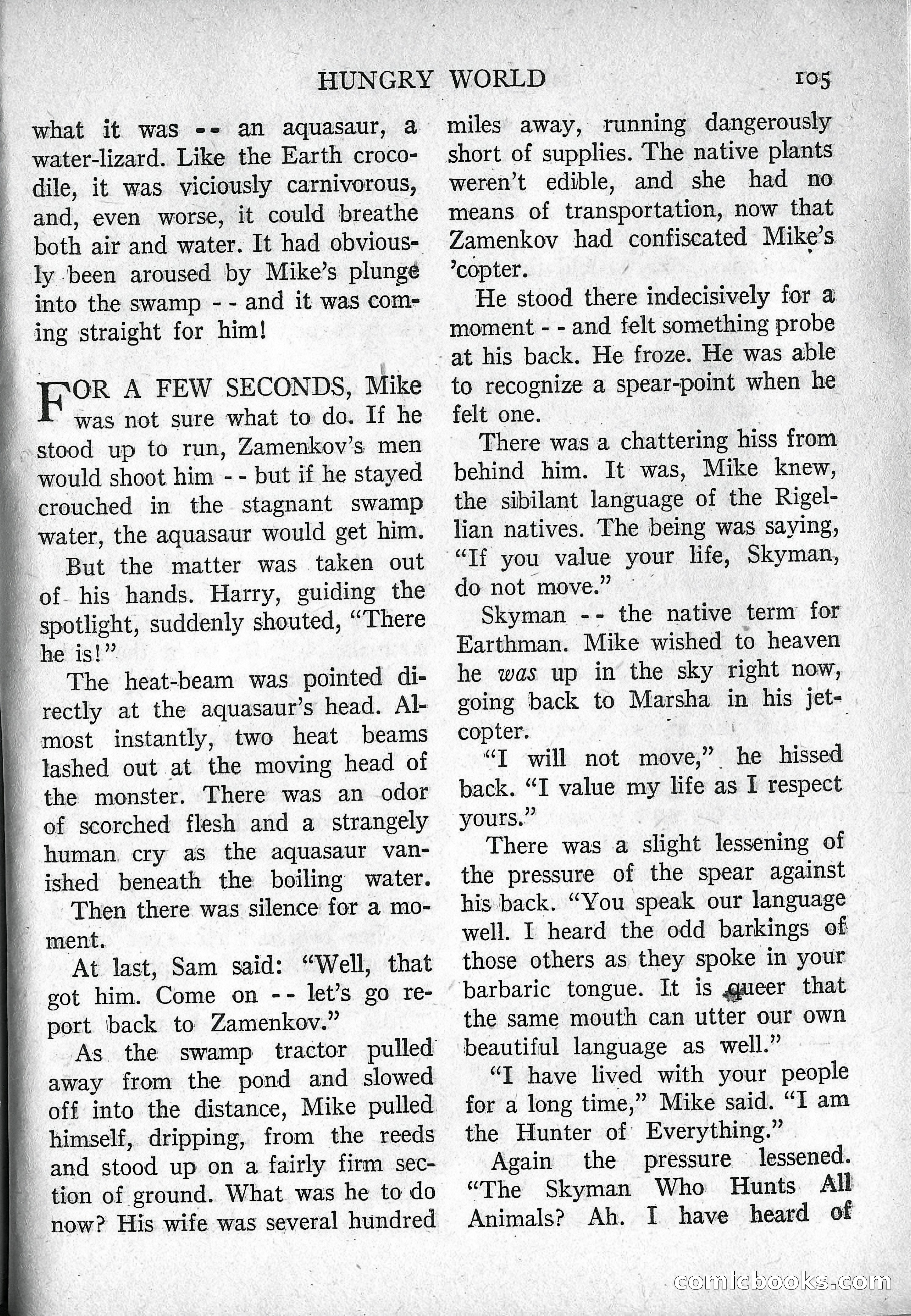 Imaginative Tales, March 1957 — page 105 of 132