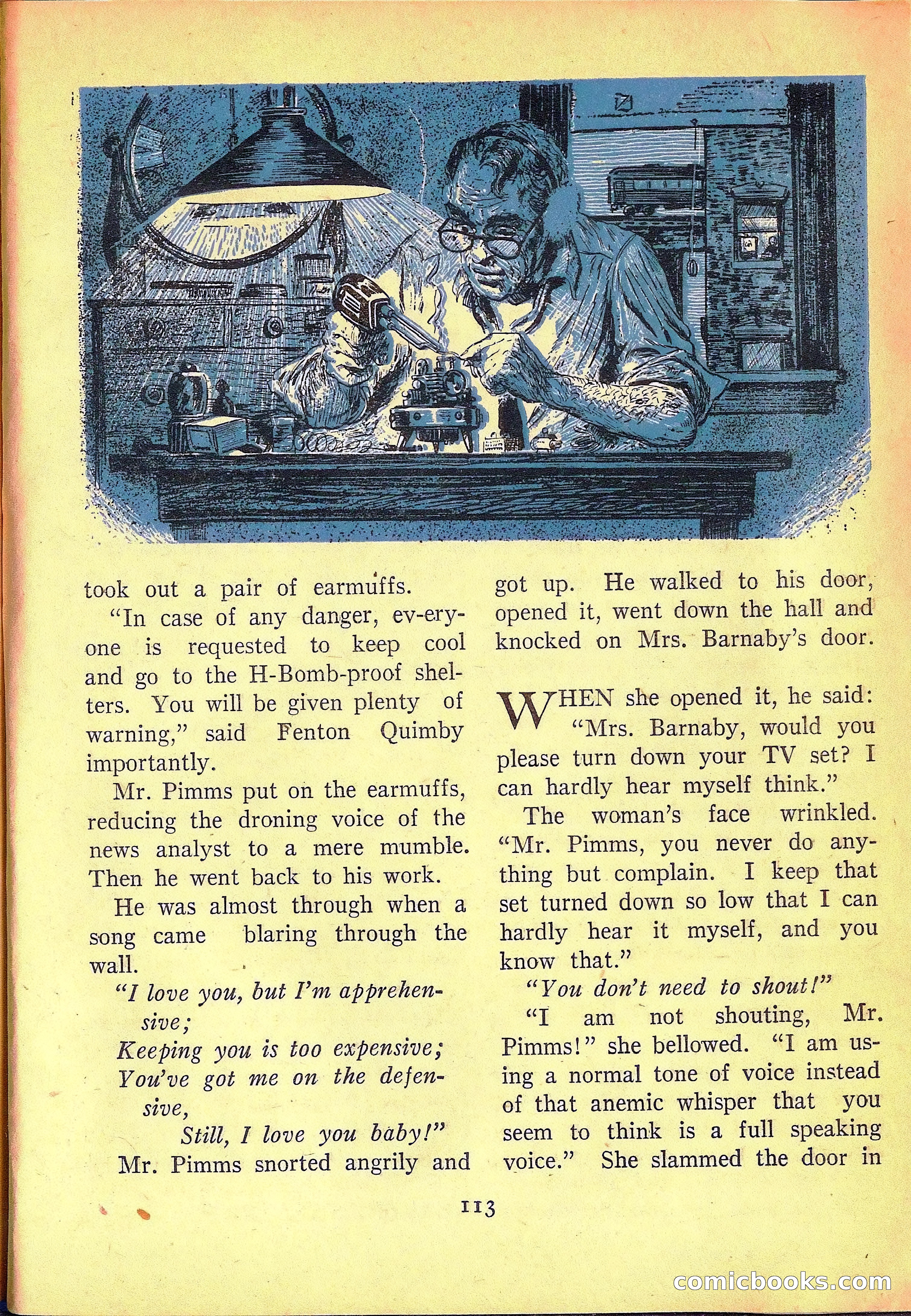 Imaginative Tales, March 1957 — page 113 of 132