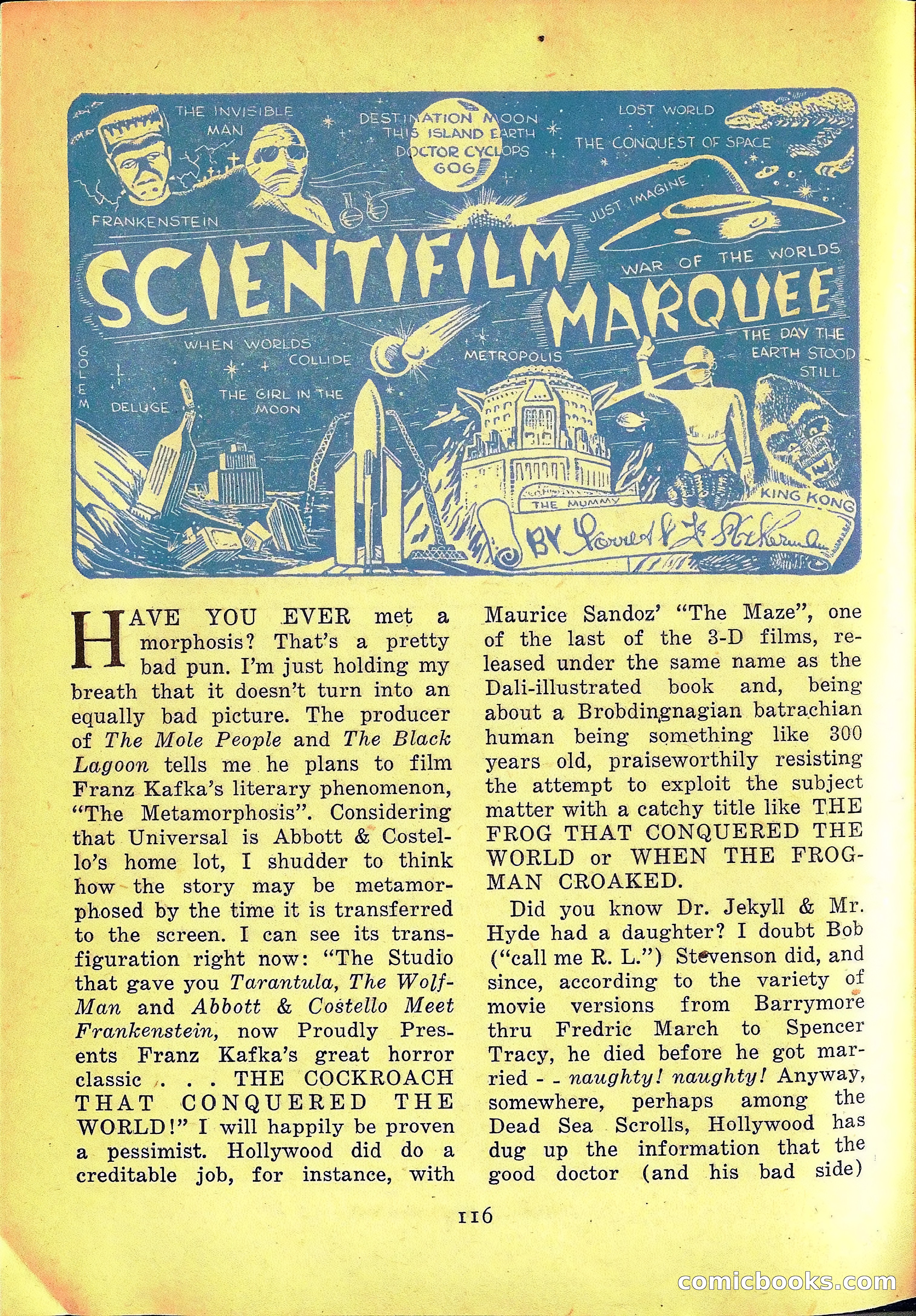Imaginative Tales, March 1957 — page 116 of 132