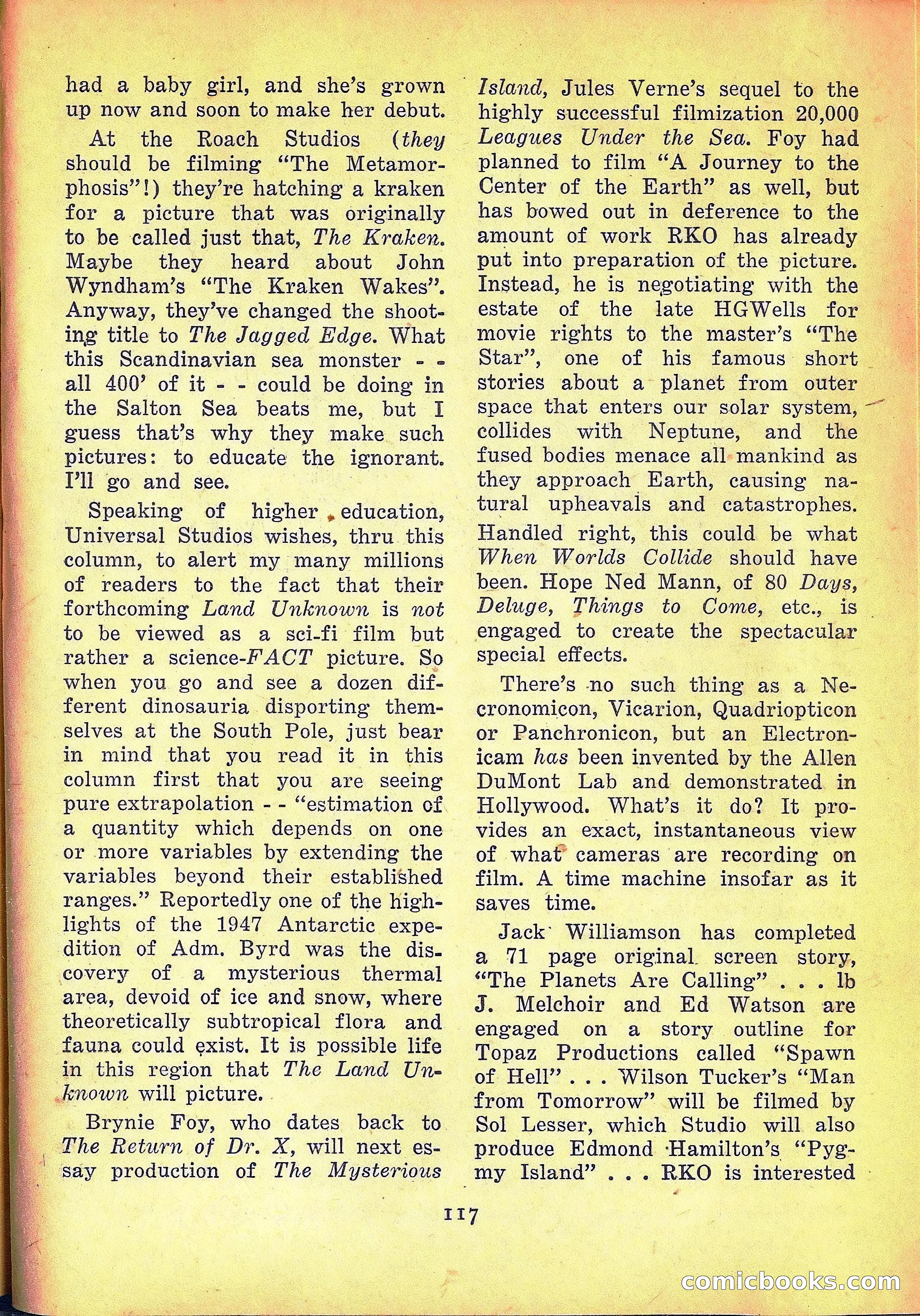 Imaginative Tales, March 1957 — page 117 of 132