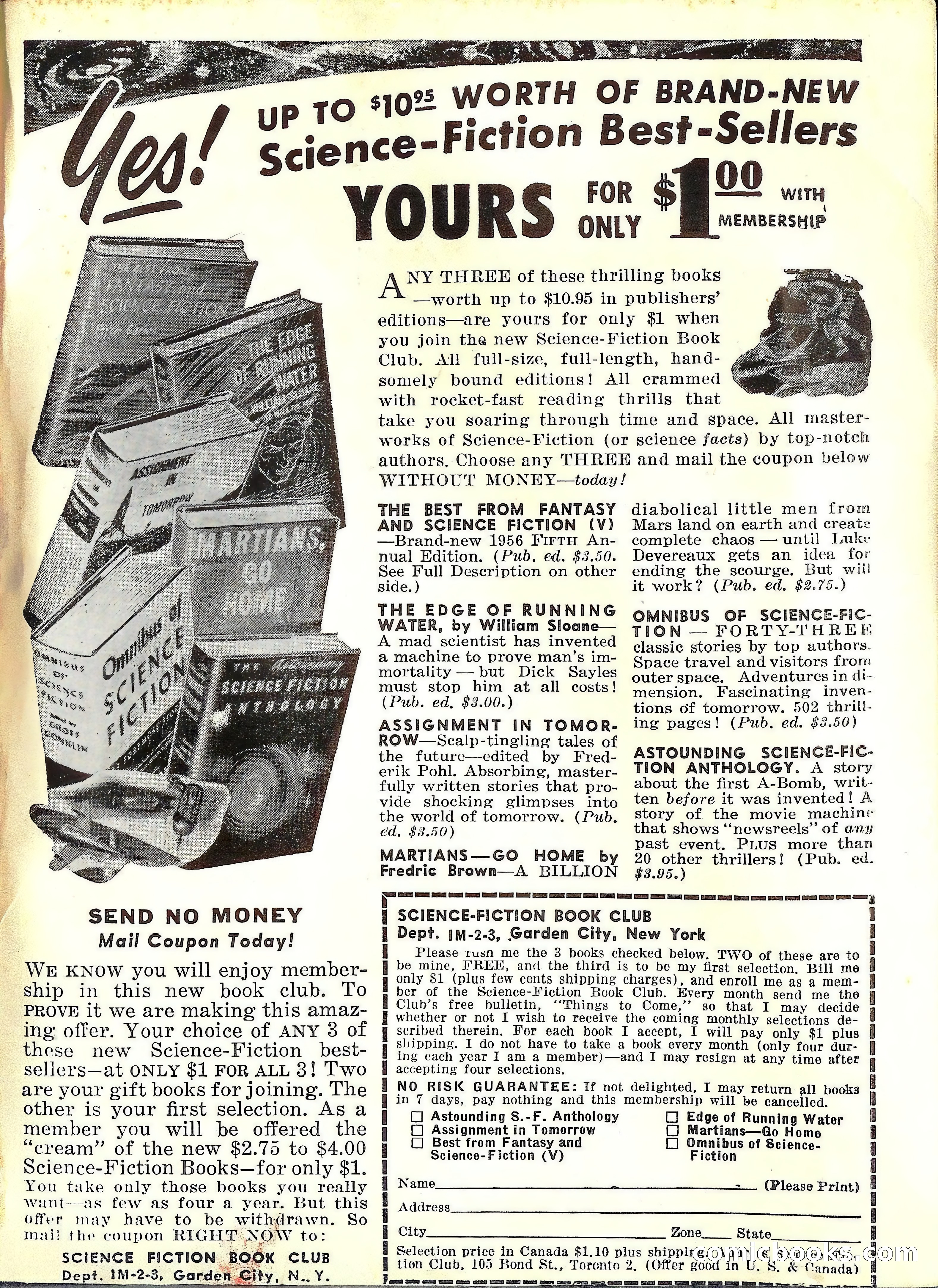 Imaginative Tales, March 1957 — page 131 of 132