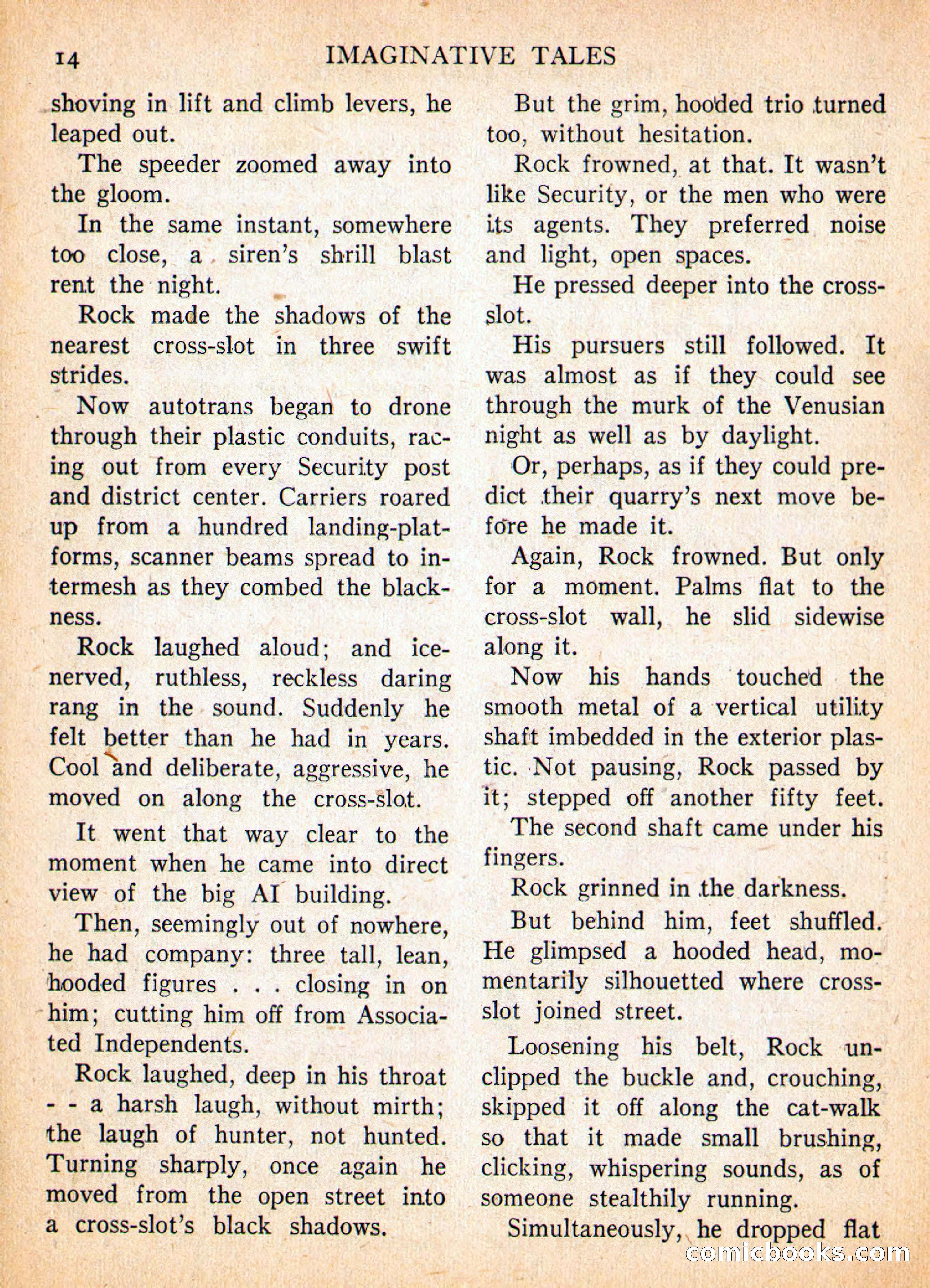 Imaginative Tales, May 1957 — page 14 of 132
