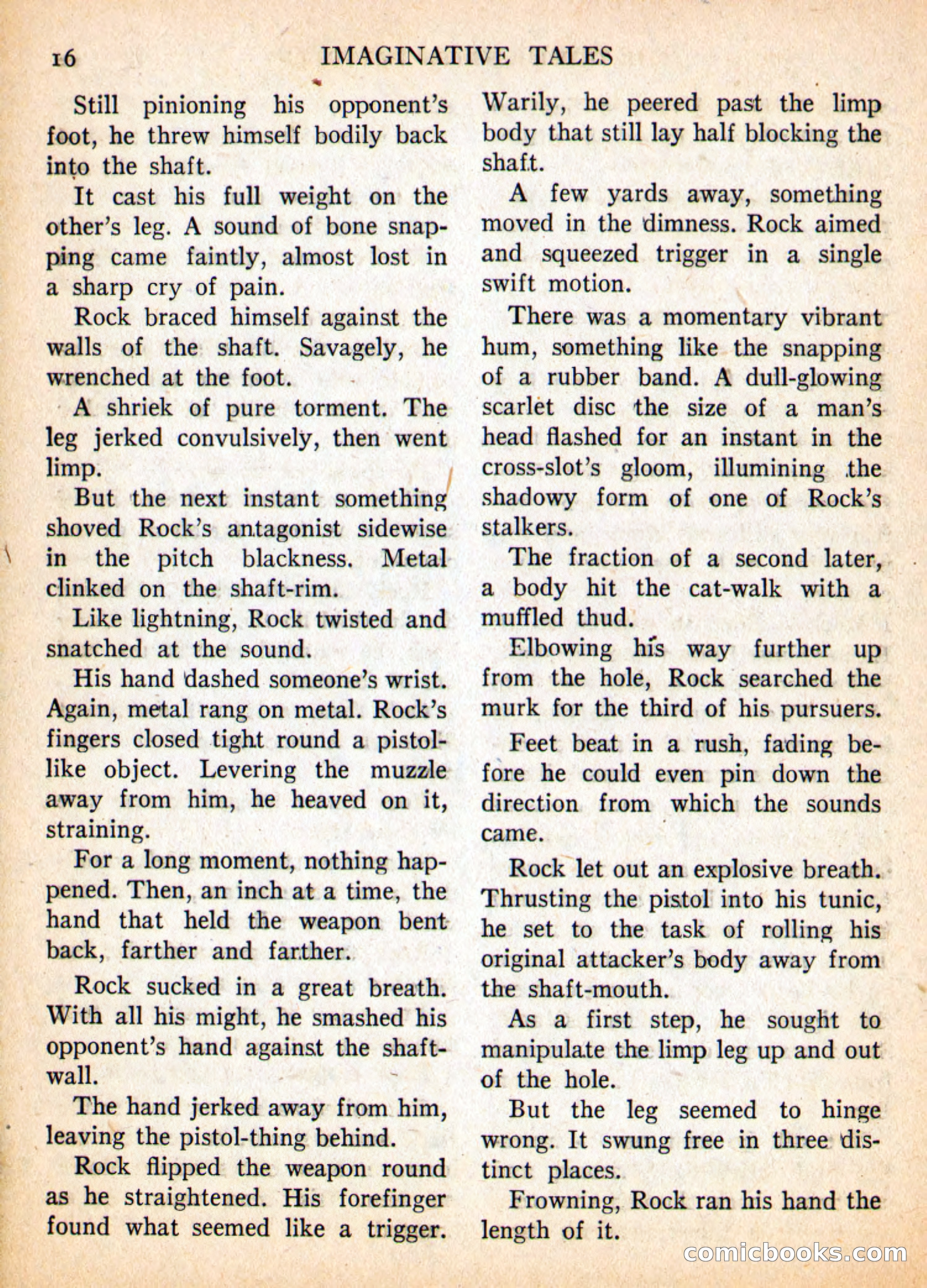 Imaginative Tales, May 1957 — page 16 of 132