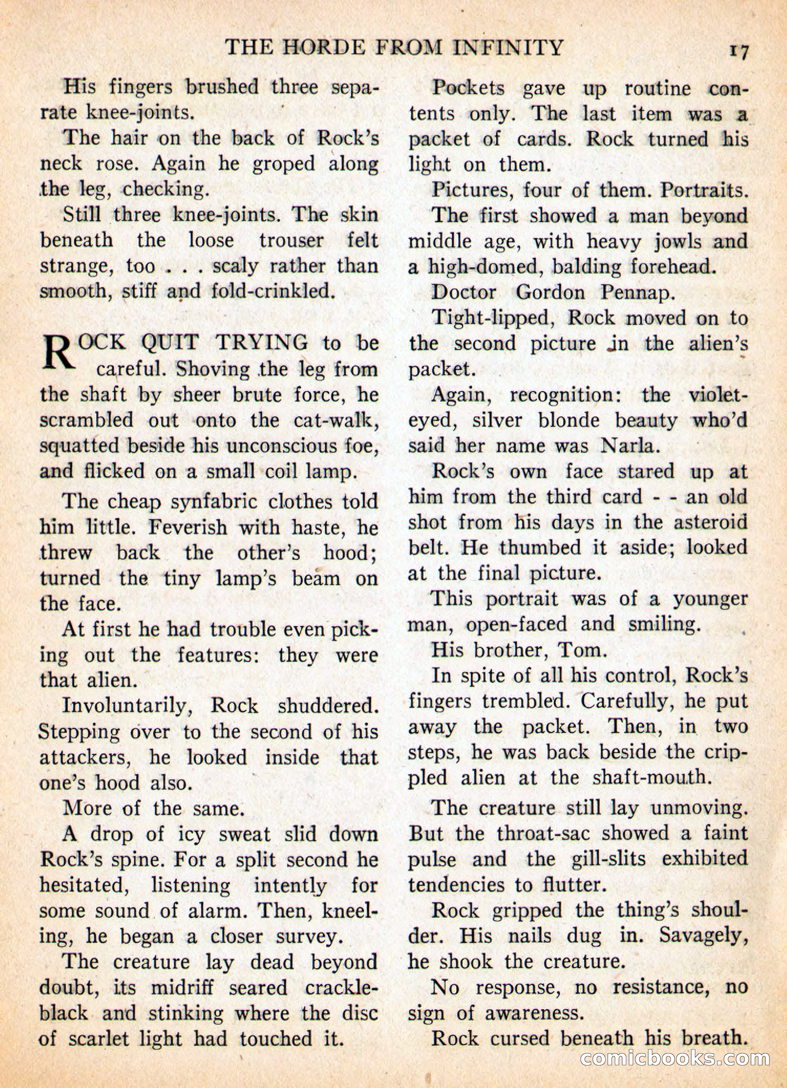 Imaginative Tales, May 1957 — page 17 of 132