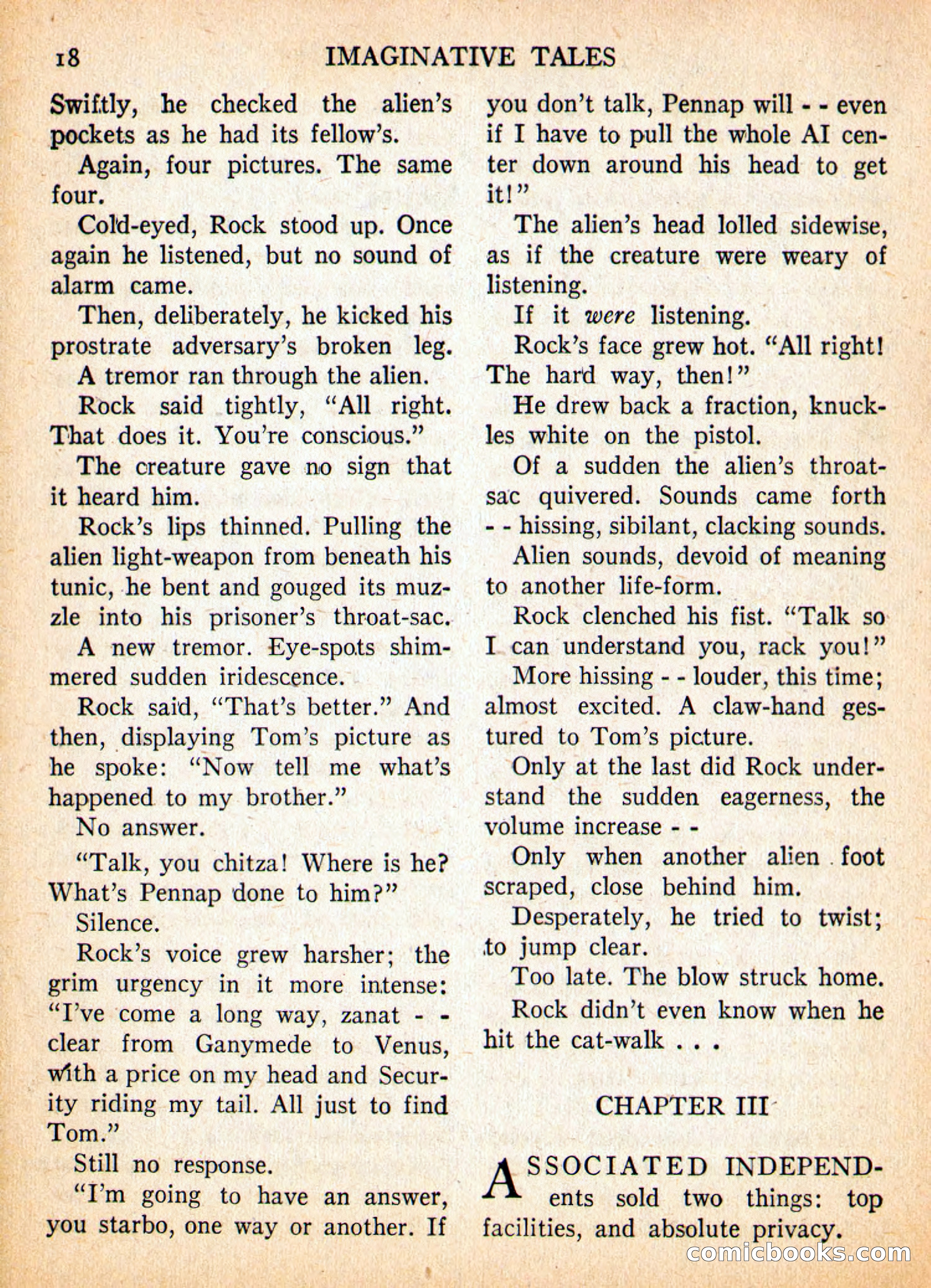 Imaginative Tales, May 1957 — page 18 of 132