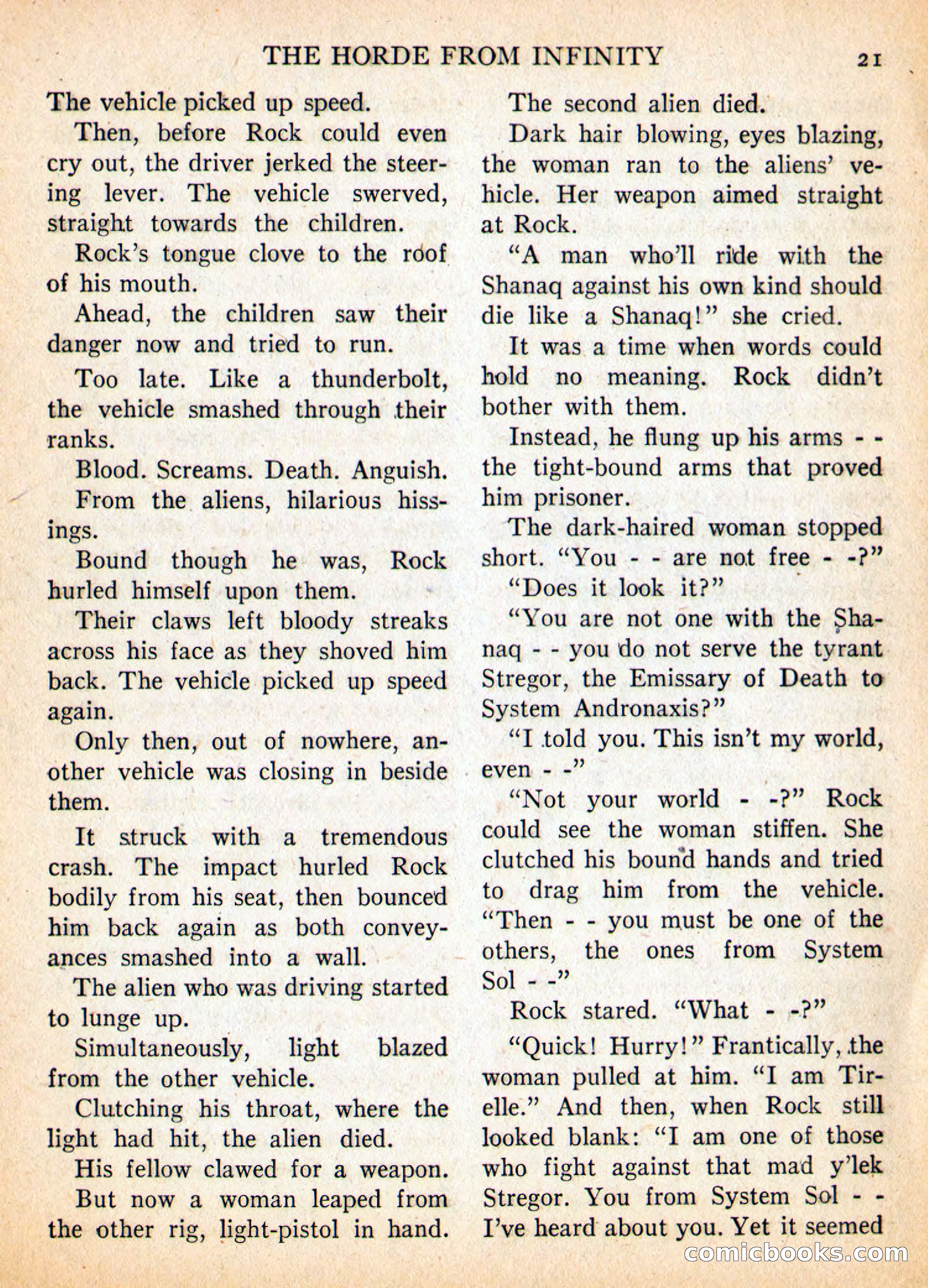 Imaginative Tales, May 1957 — page 21 of 132