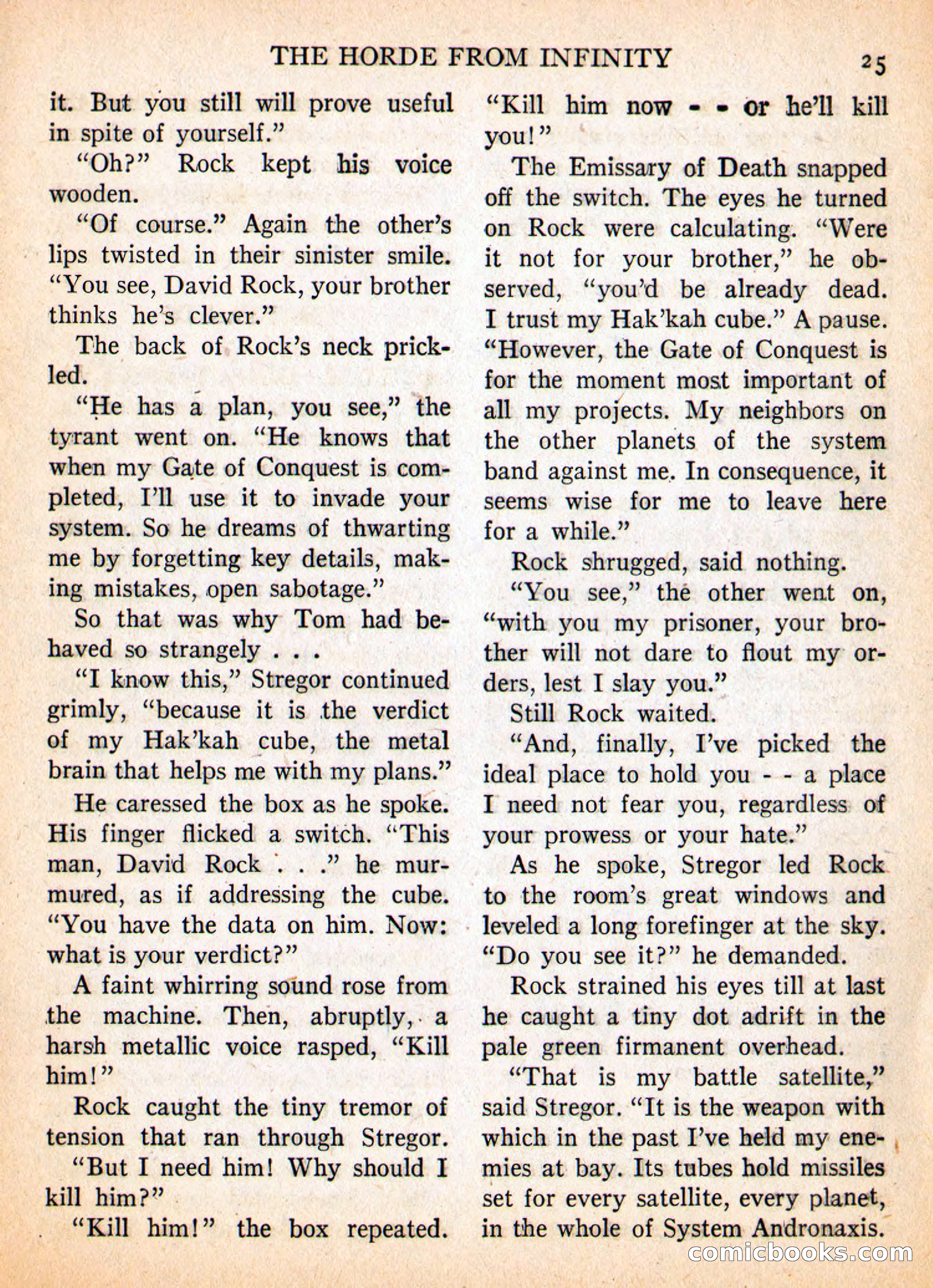 Imaginative Tales, May 1957 — page 25 of 132