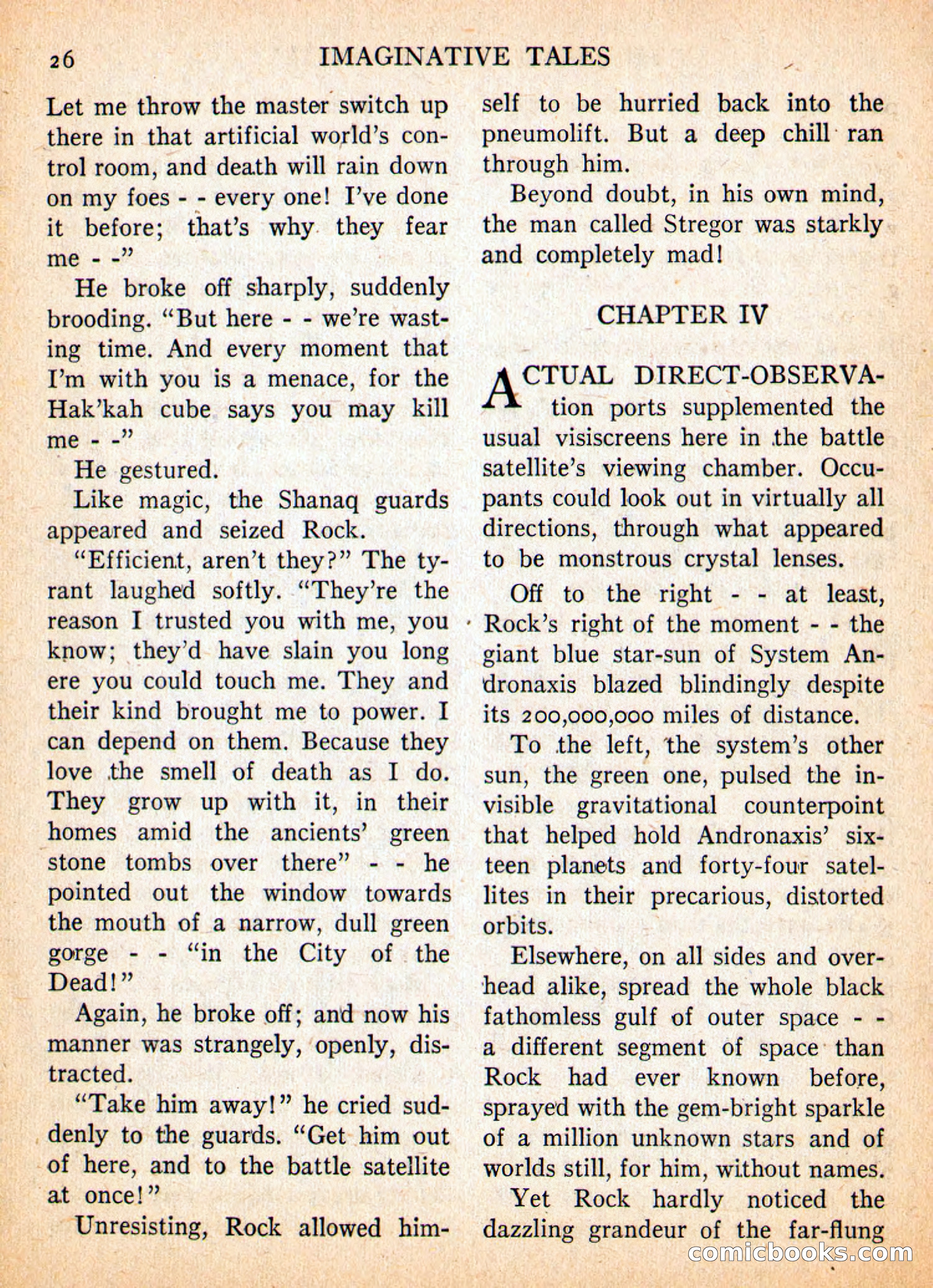 Imaginative Tales, May 1957 — page 26 of 132