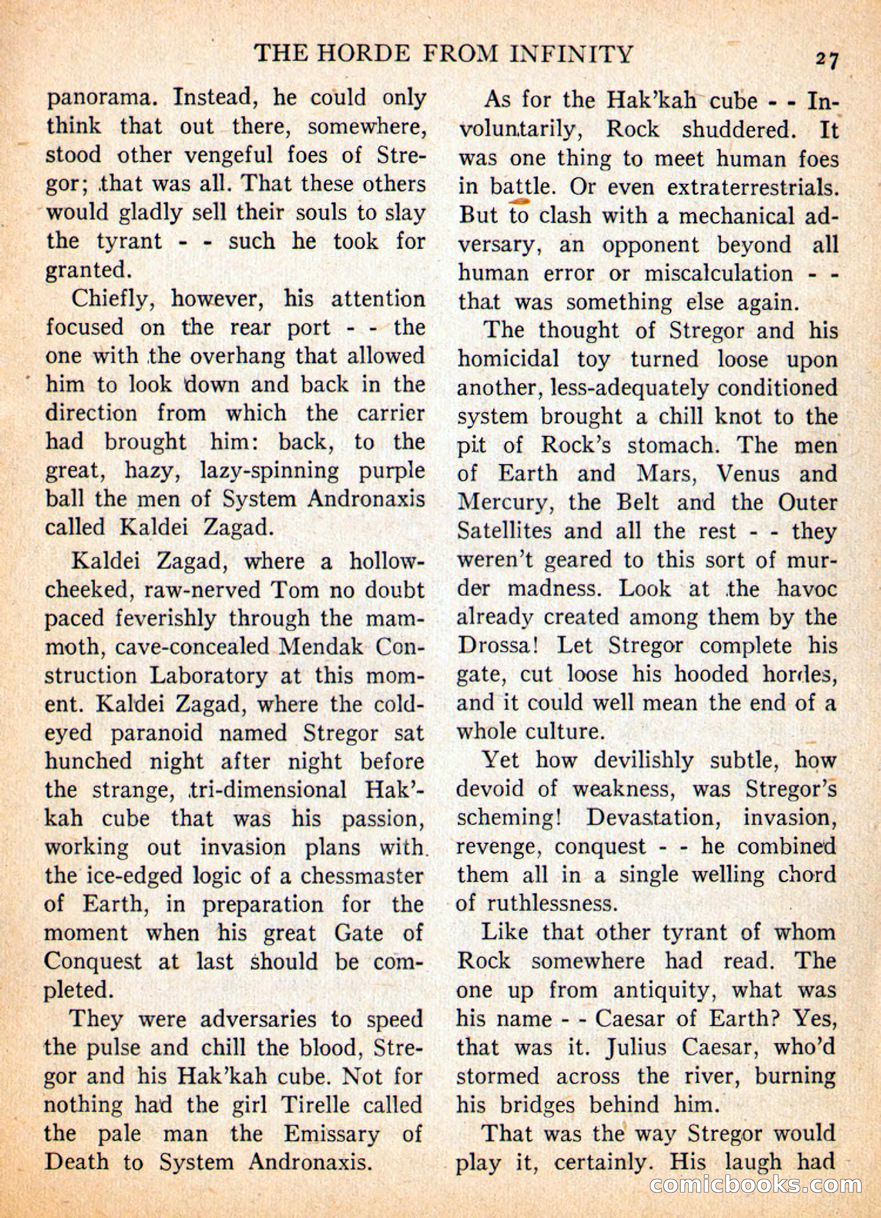 Imaginative Tales, May 1957 — page 27 of 132