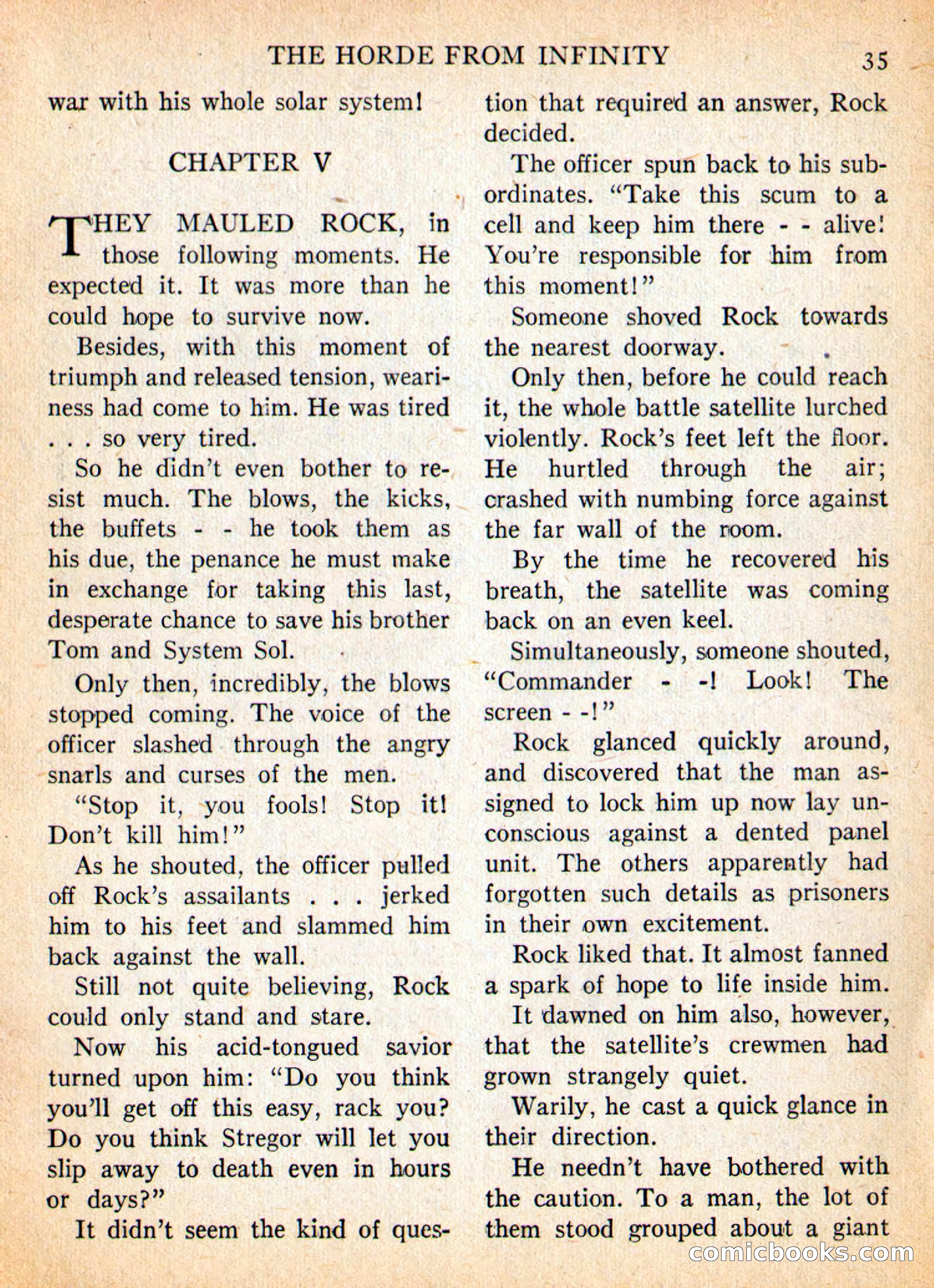 Imaginative Tales, May 1957 — page 35 of 132