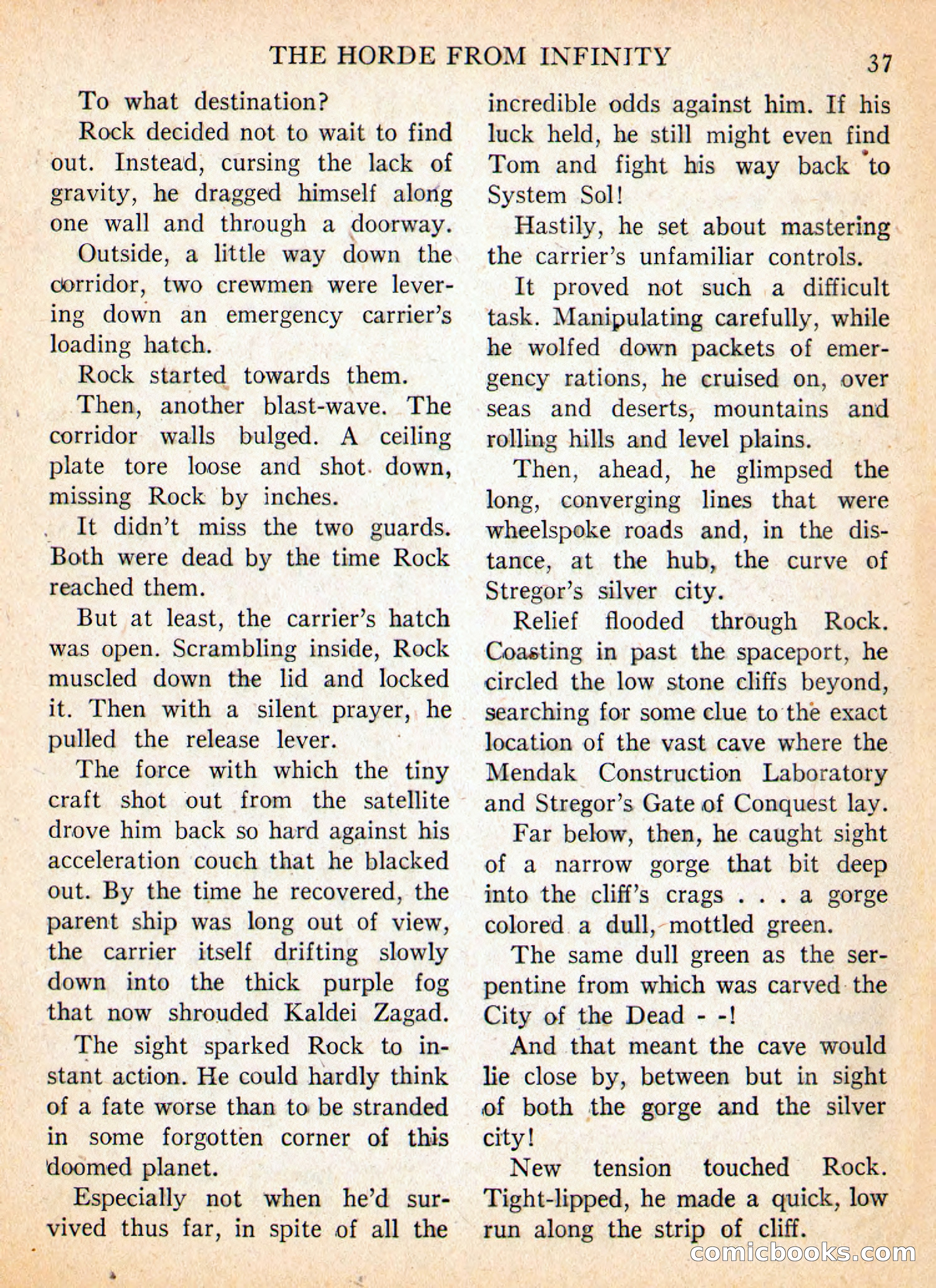 Imaginative Tales, May 1957 — page 37 of 132