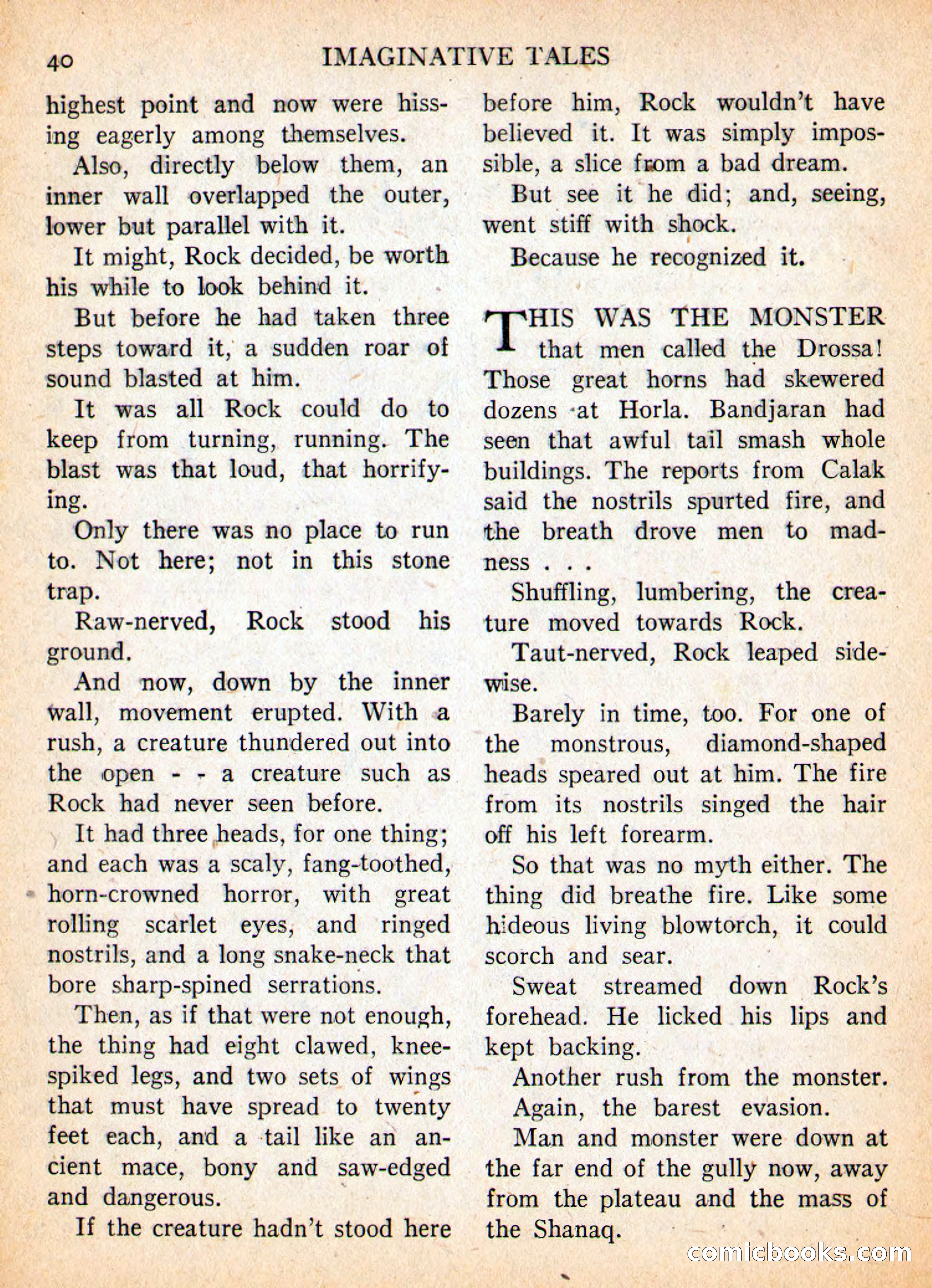 Imaginative Tales, May 1957 — page 40 of 132