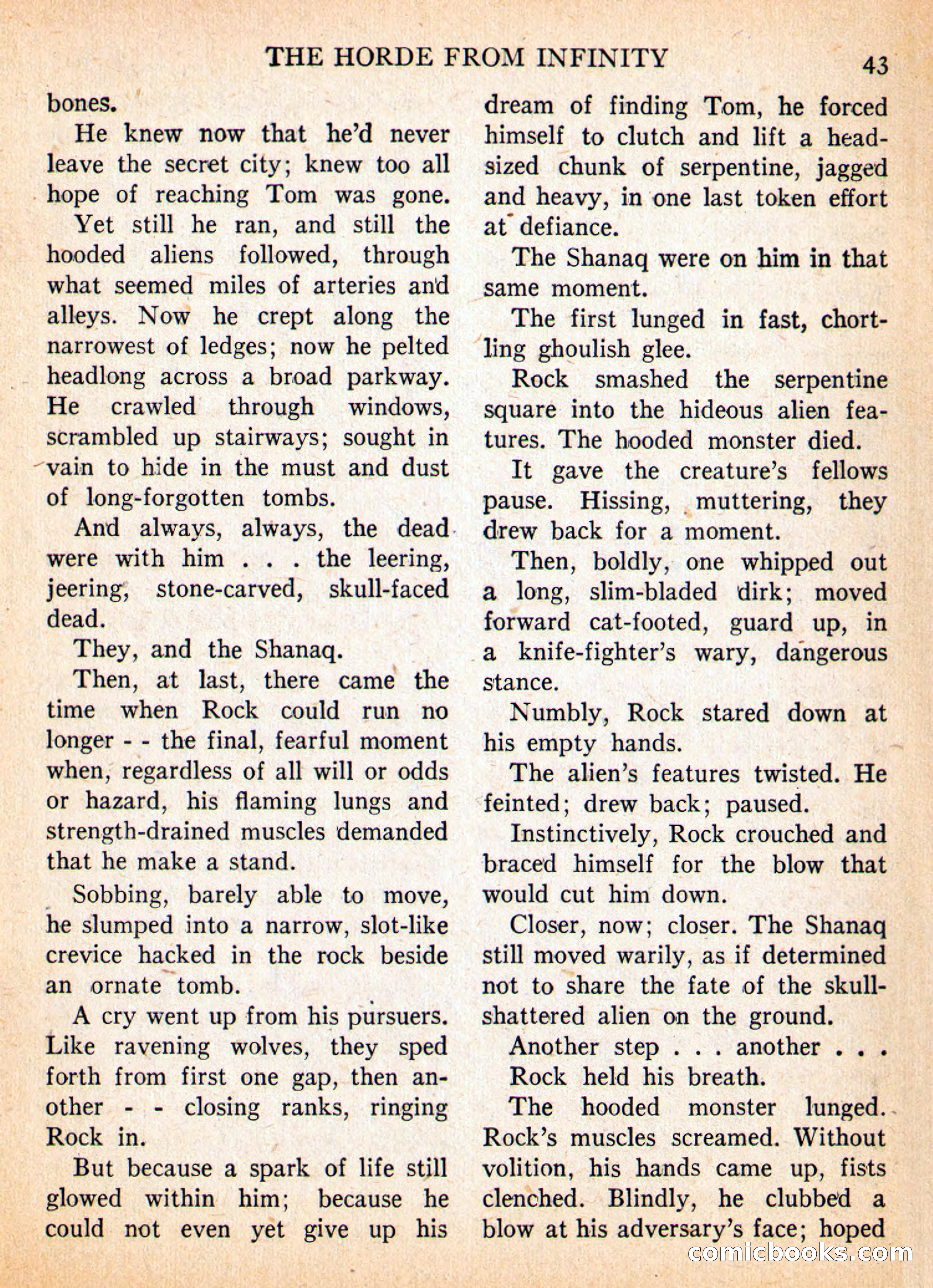 Imaginative Tales, May 1957 — page 43 of 132