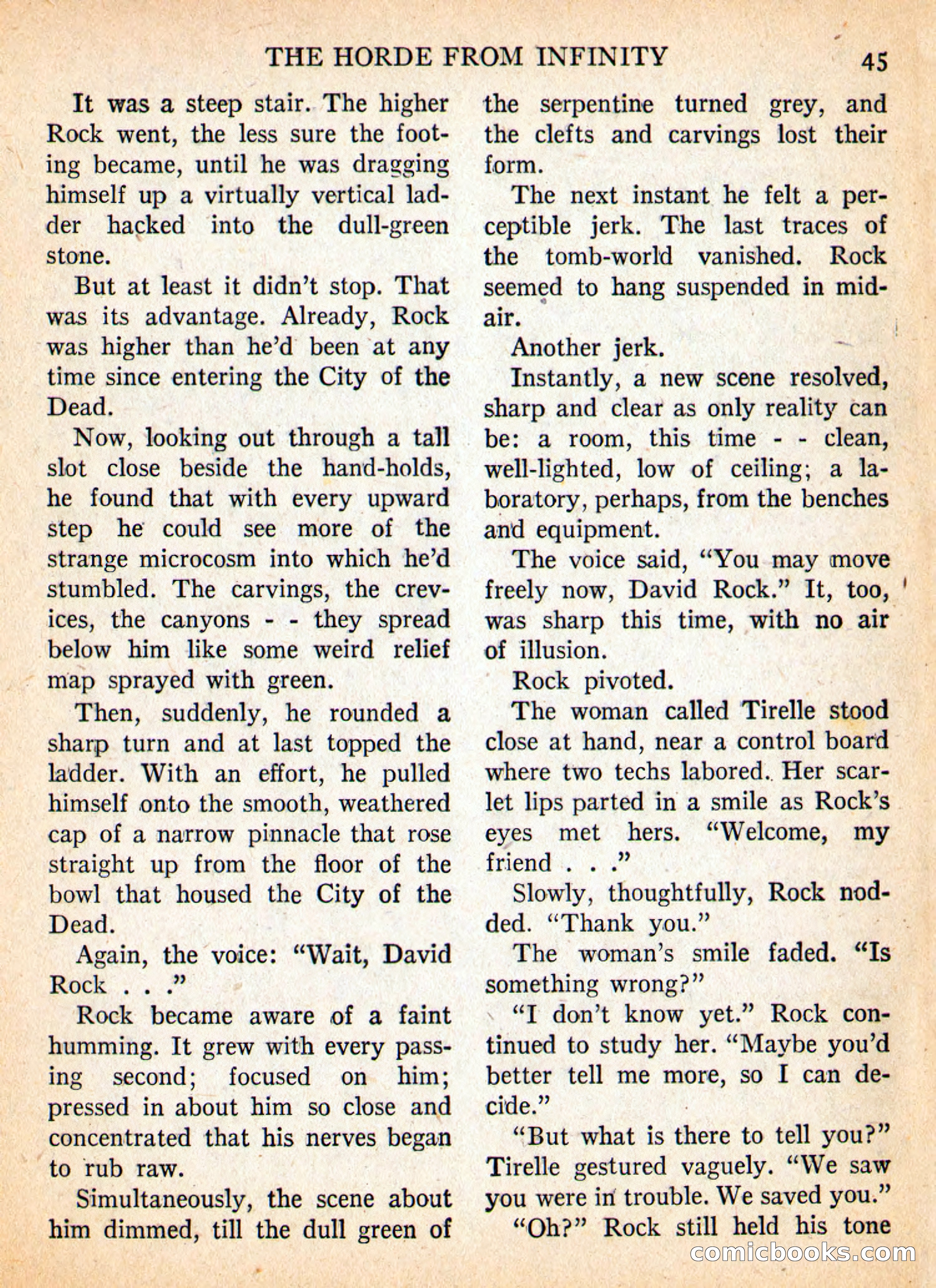 Imaginative Tales, May 1957 — page 45 of 132