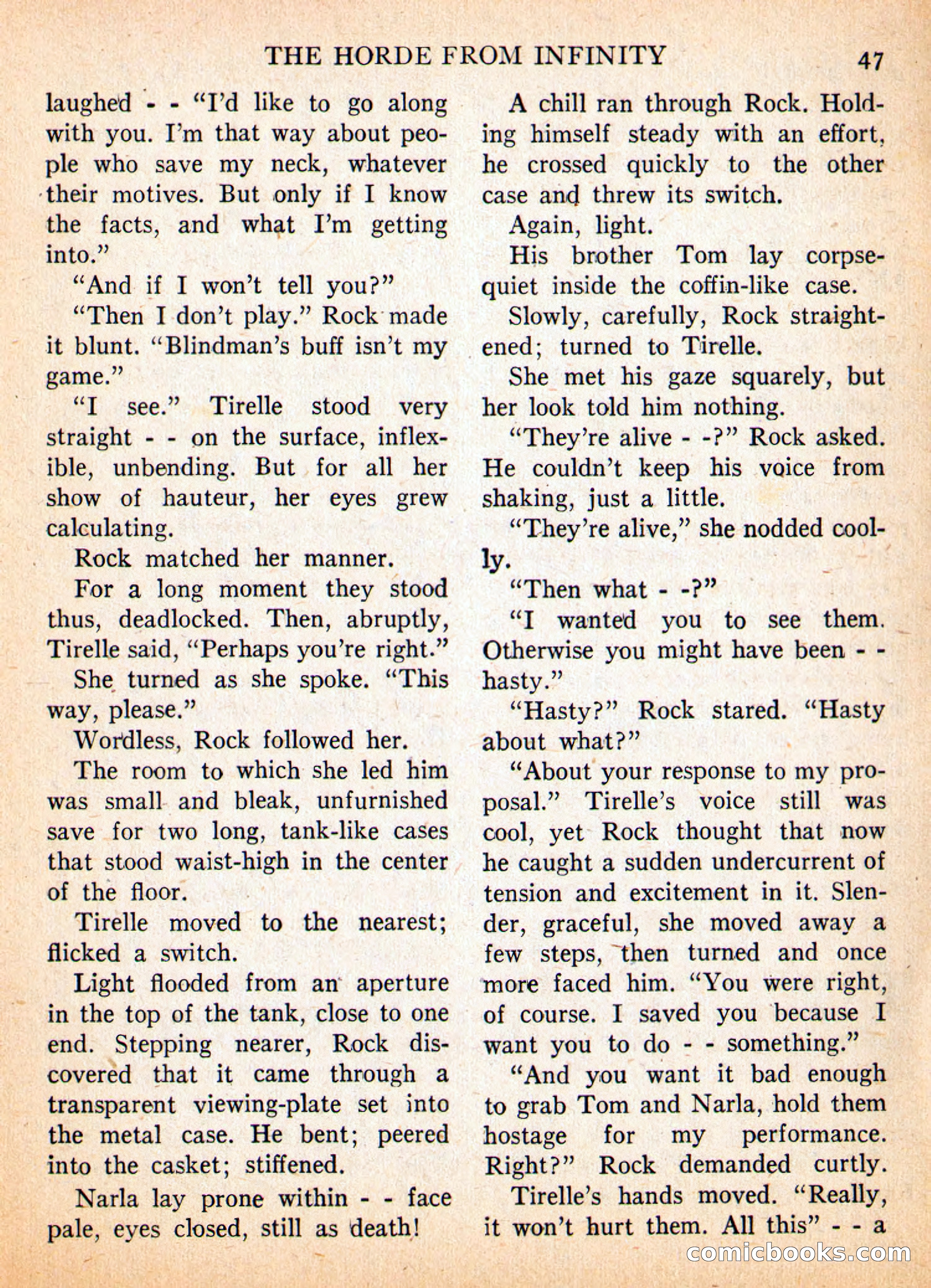 Imaginative Tales, May 1957 — page 47 of 132