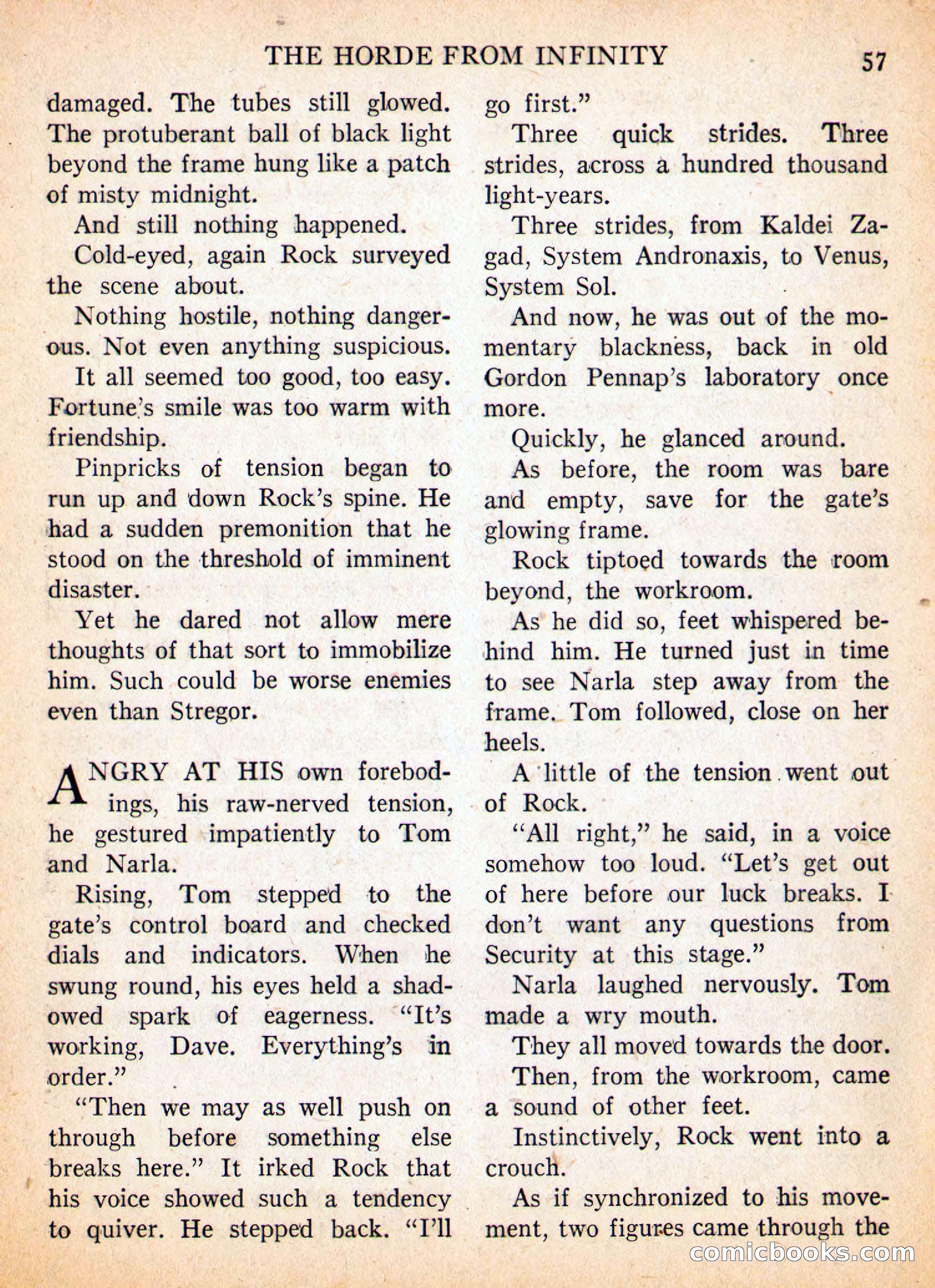 Imaginative Tales, May 1957 — page 57 of 132